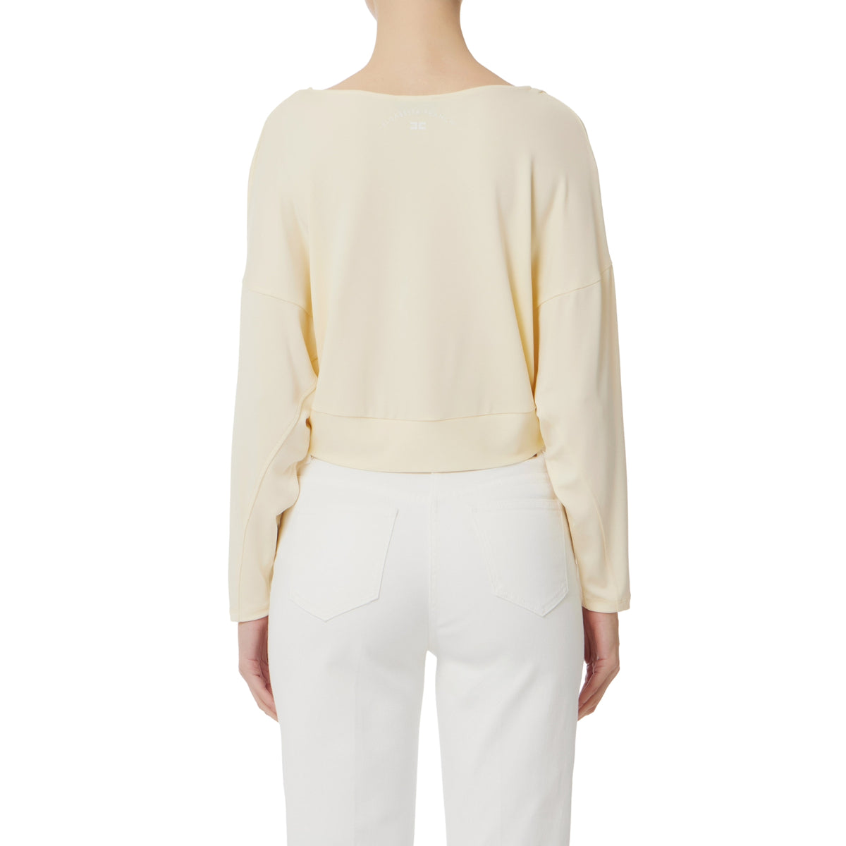 Maglia in jersey crêpe con piercing dorato - Lemonade