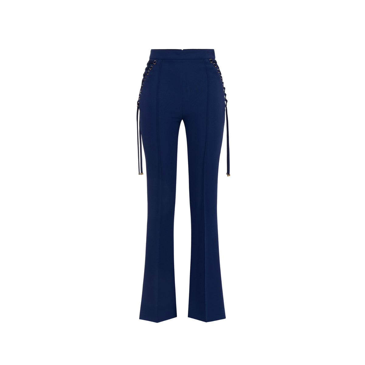 Pantalone a zampa con lacci incrociati - Oltremare