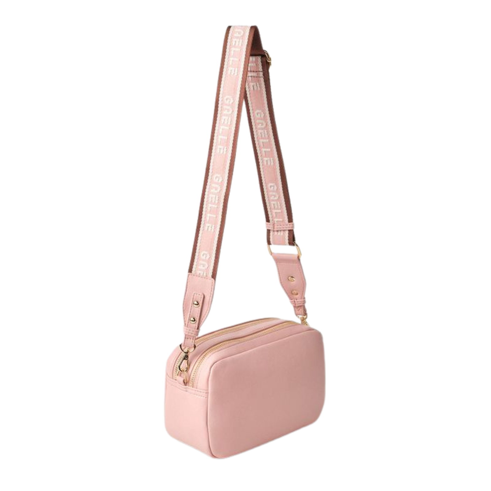 Regular Camera Bag Tracolla Logata Oro Gaelle - Rosa