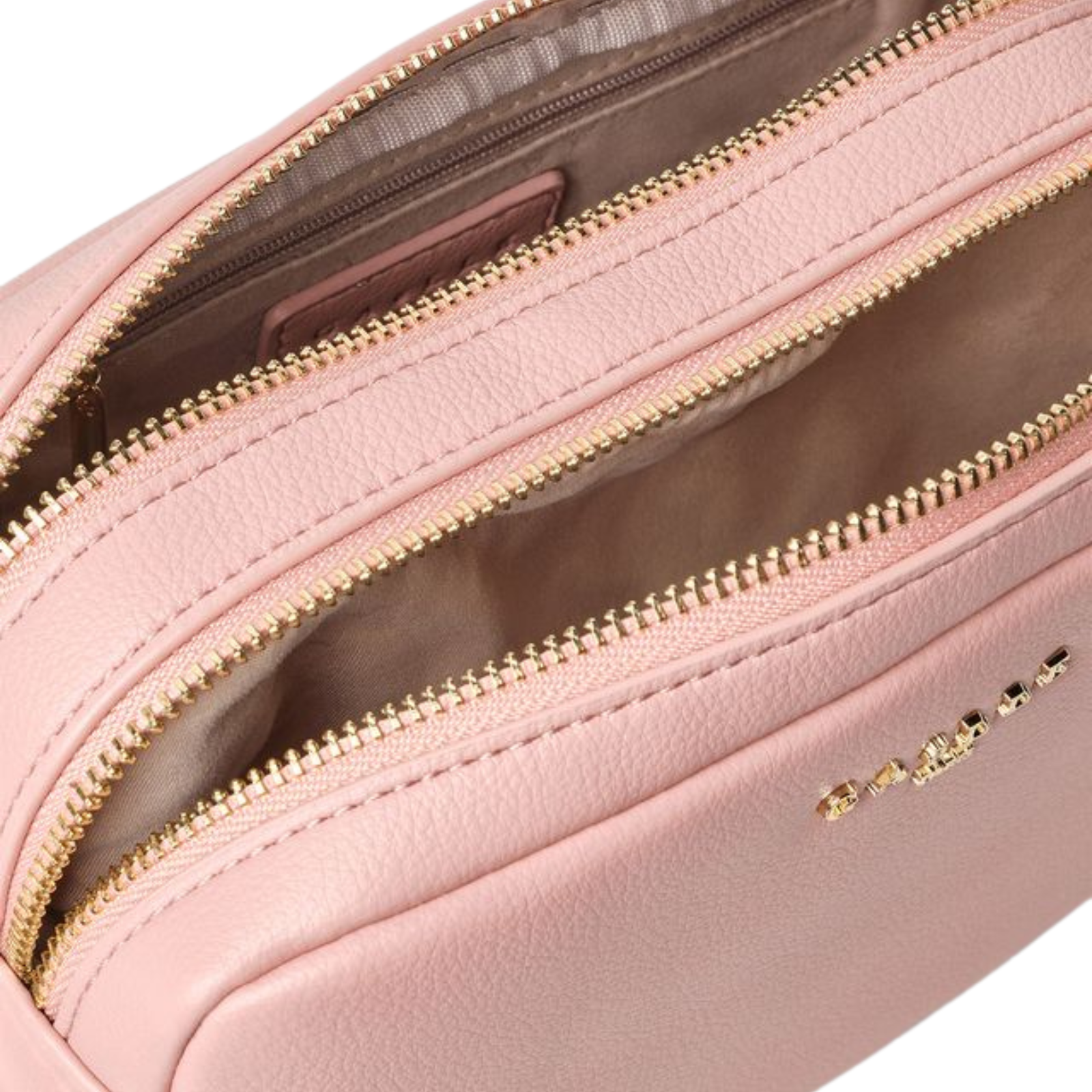 Regular Camera Bag Tracolla Logata Oro Gaelle - Rosa