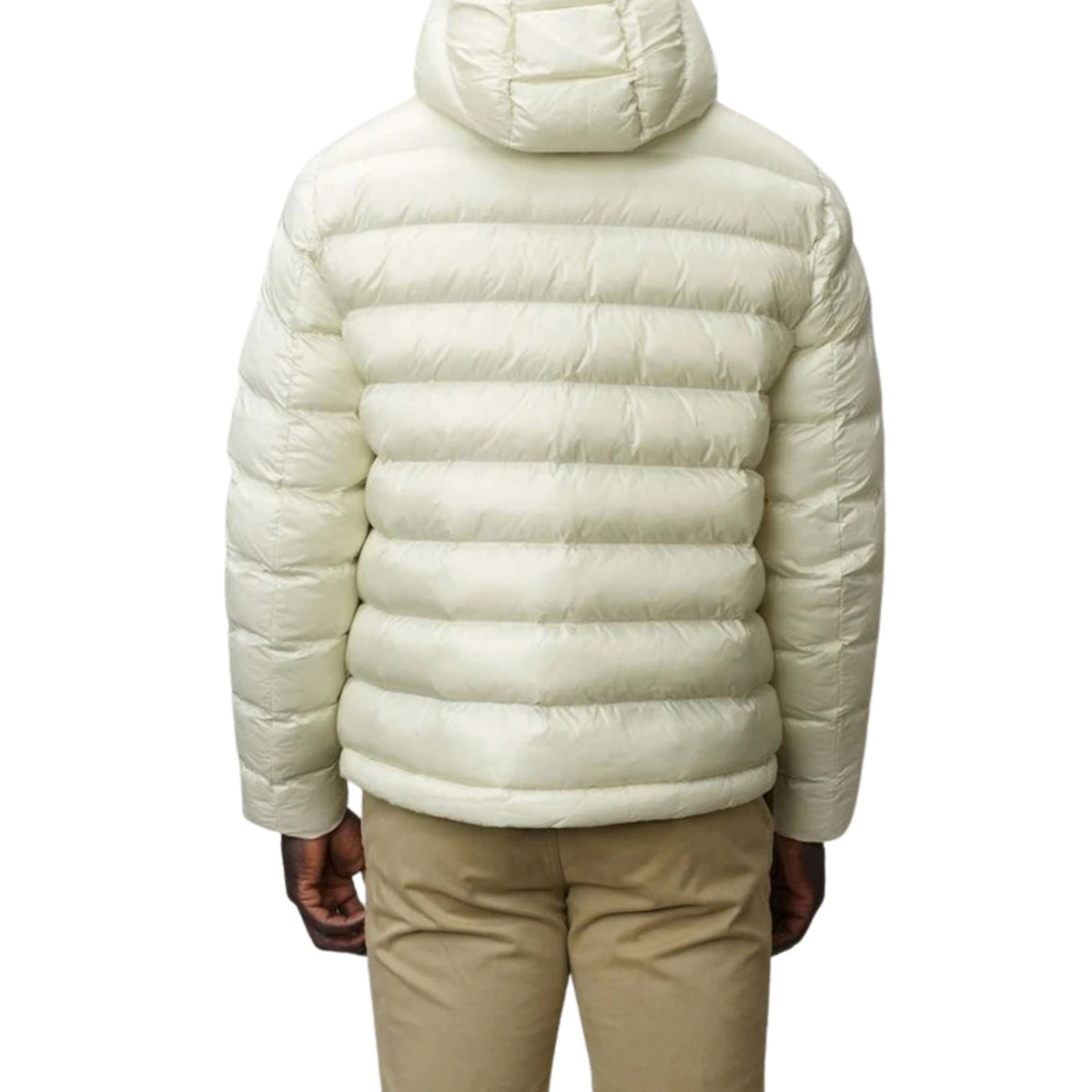 Piumino uomo BLAUER in nylon micro-rip - Bianco