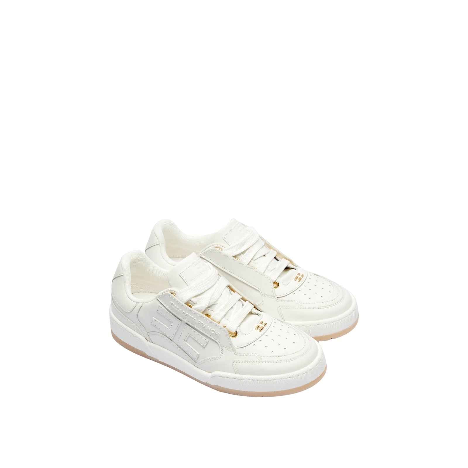 Sneaker bianca con logo