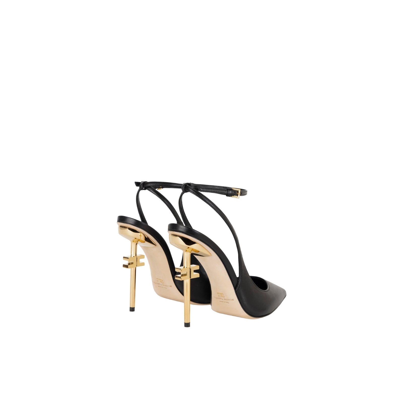 Scarpe Slingback con tacco logato