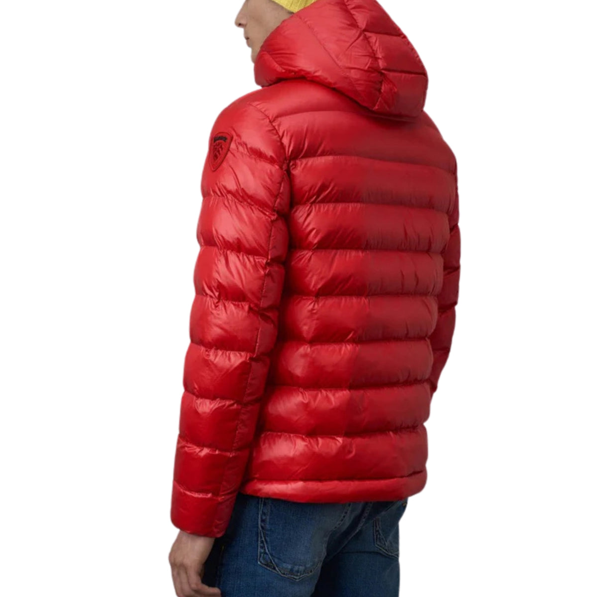 Piumino uomo BLAUER in nylon micro-rip - Rosso