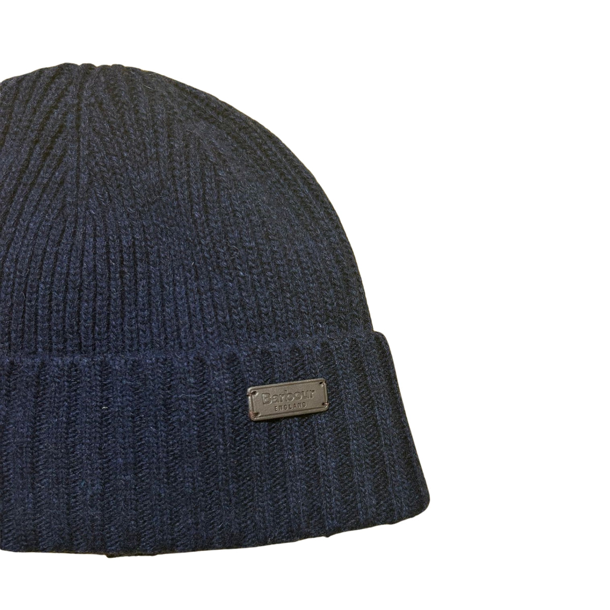 Berretto in misto lana foderato in pile - Navy