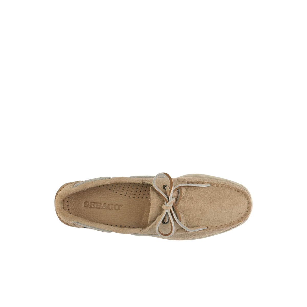 Scarpa da barca Portland in pelle scamosciata - Beige