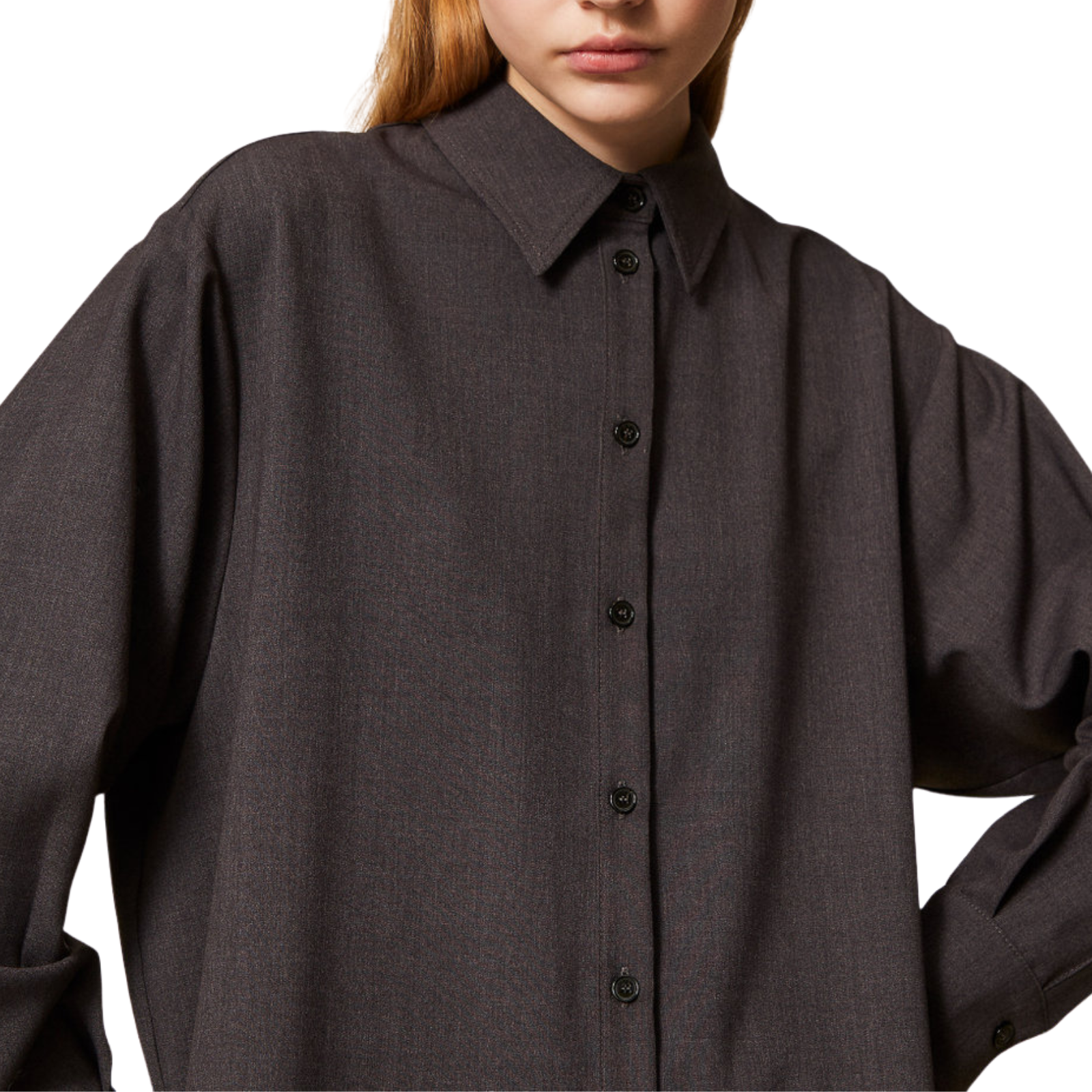 Camicia oversize con spacchi laterali - Marco Masi Fashion Store