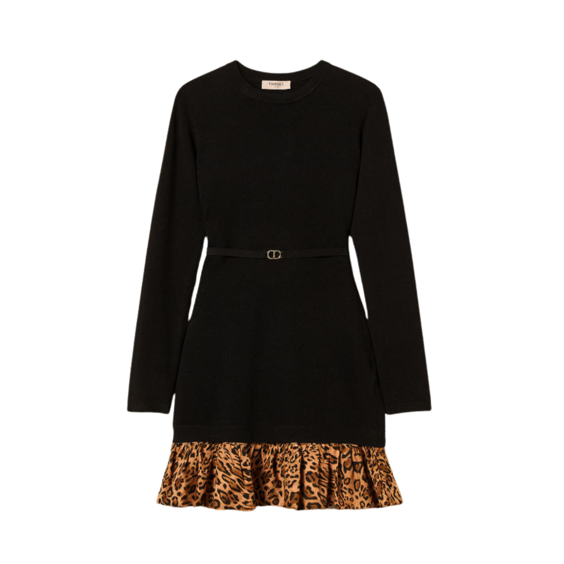 Abito con inserti animalier - Marco Masi Fashion Store