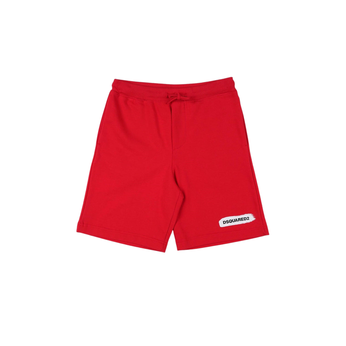 Shorts sportivi con stampa logo laterale - Rosso