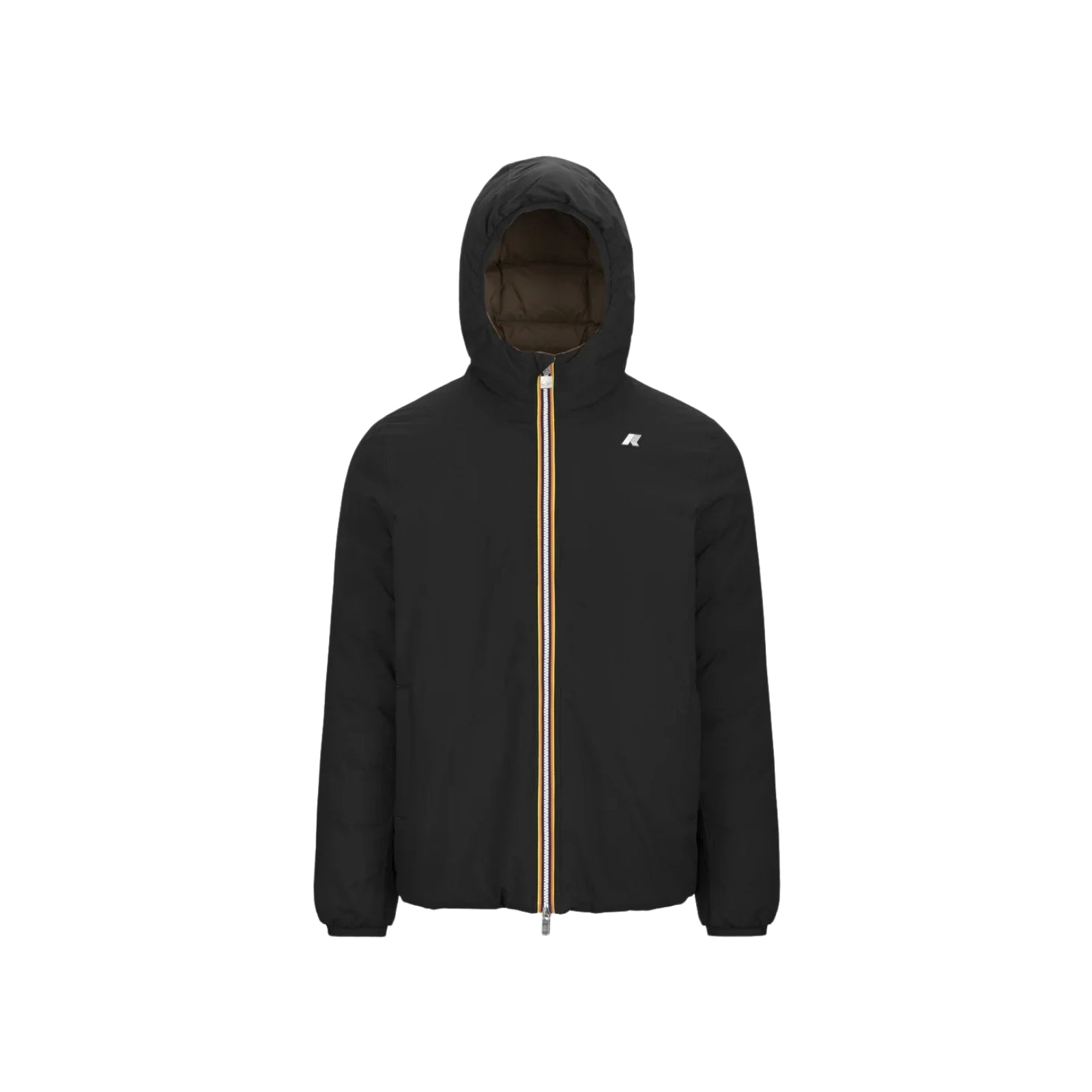 Giacca jack double in piuma - BLU/MARRONE