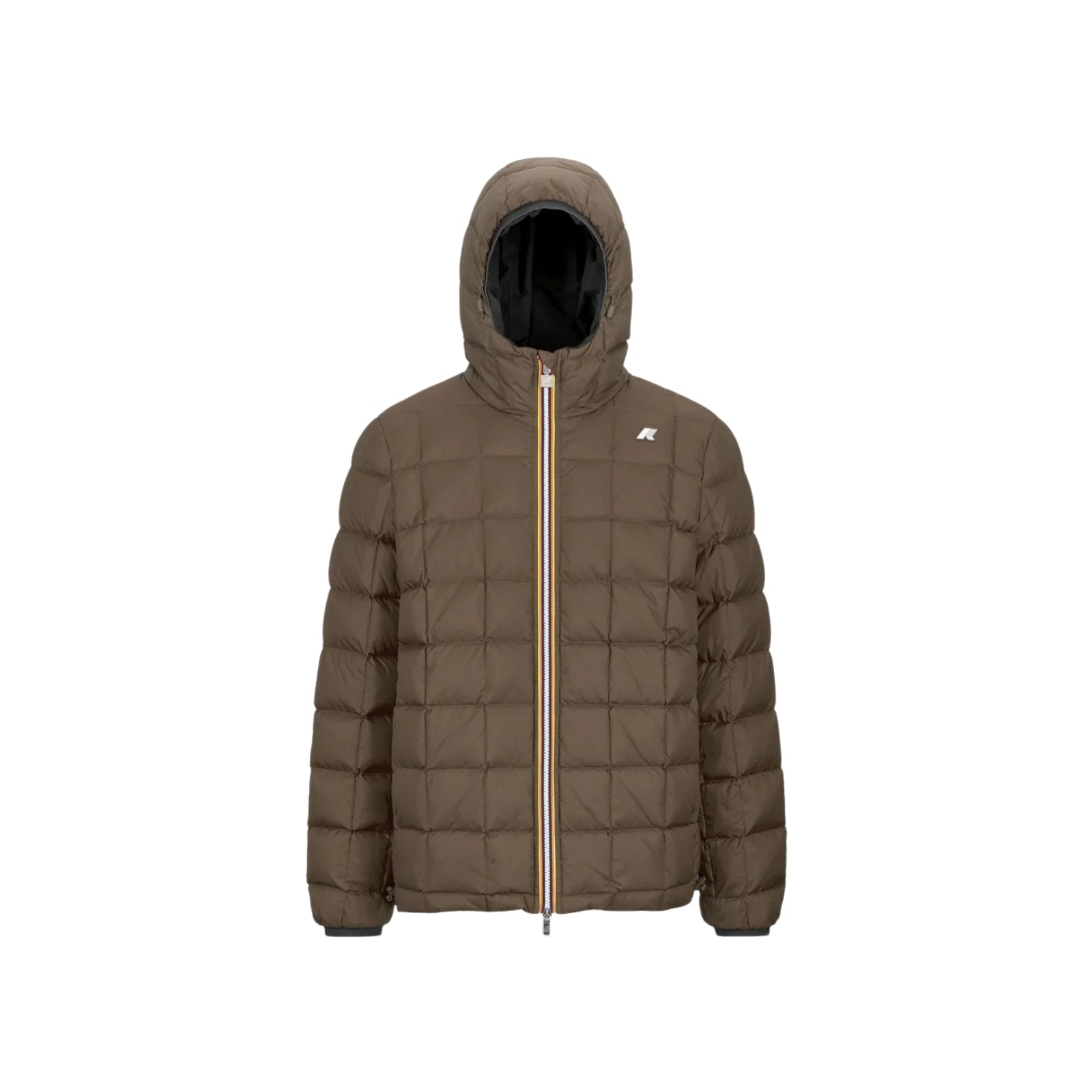 Giacca jack double in piuma - BLU/MARRONE