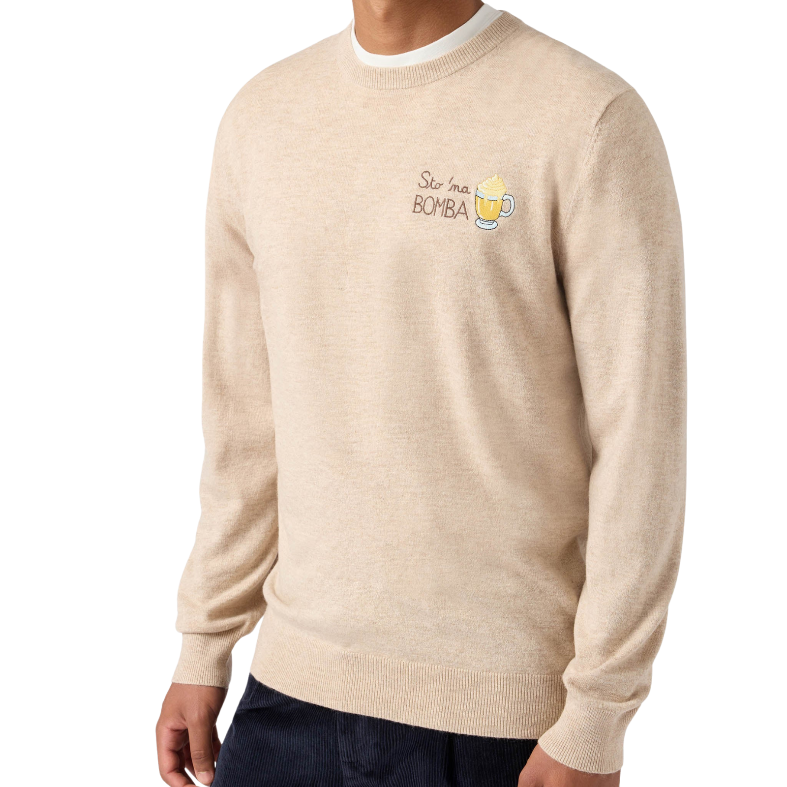 MC2 MAGLIA HERON LIGHT EMBRY - BEIGE
