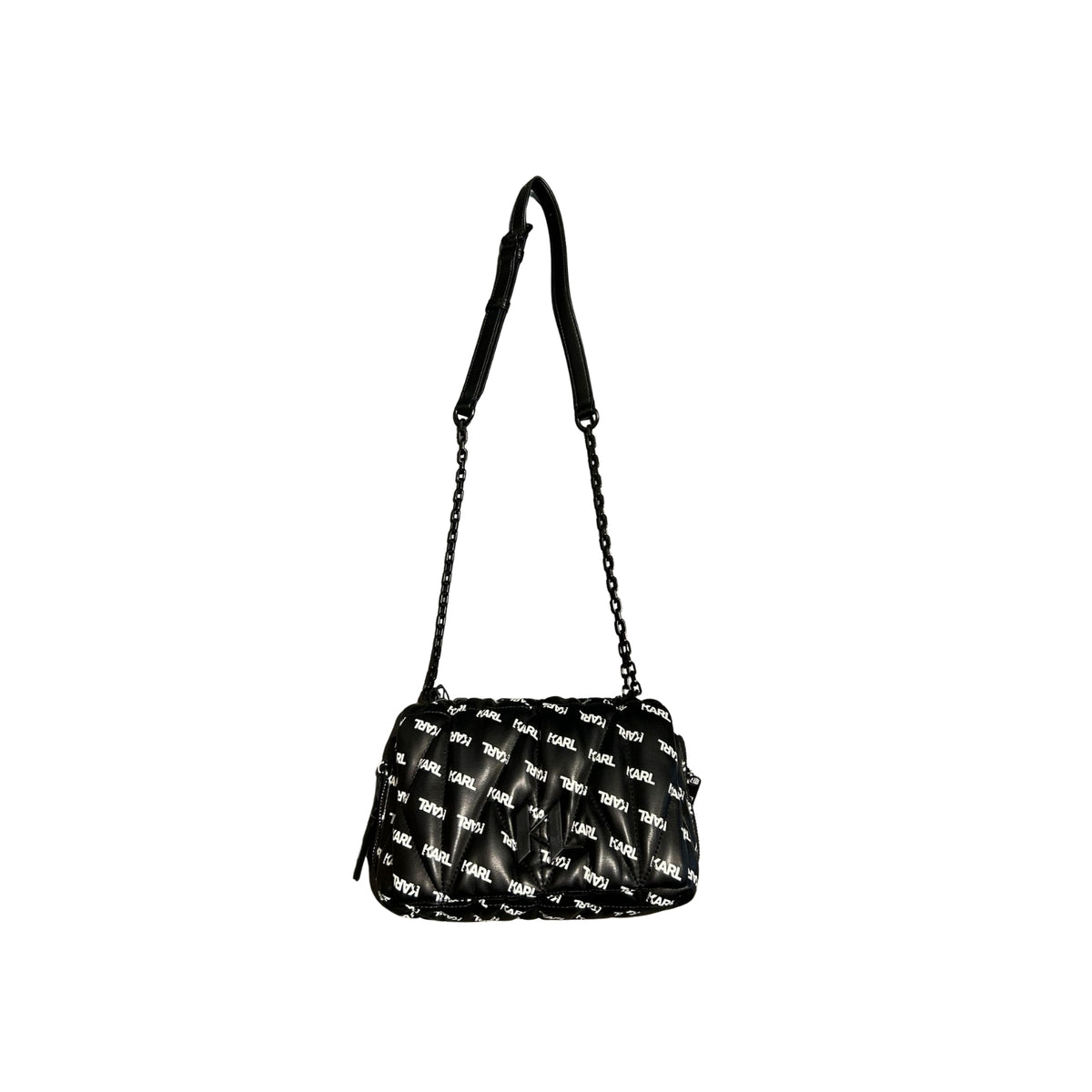 Borsa K/Studio print con tracolla - Black