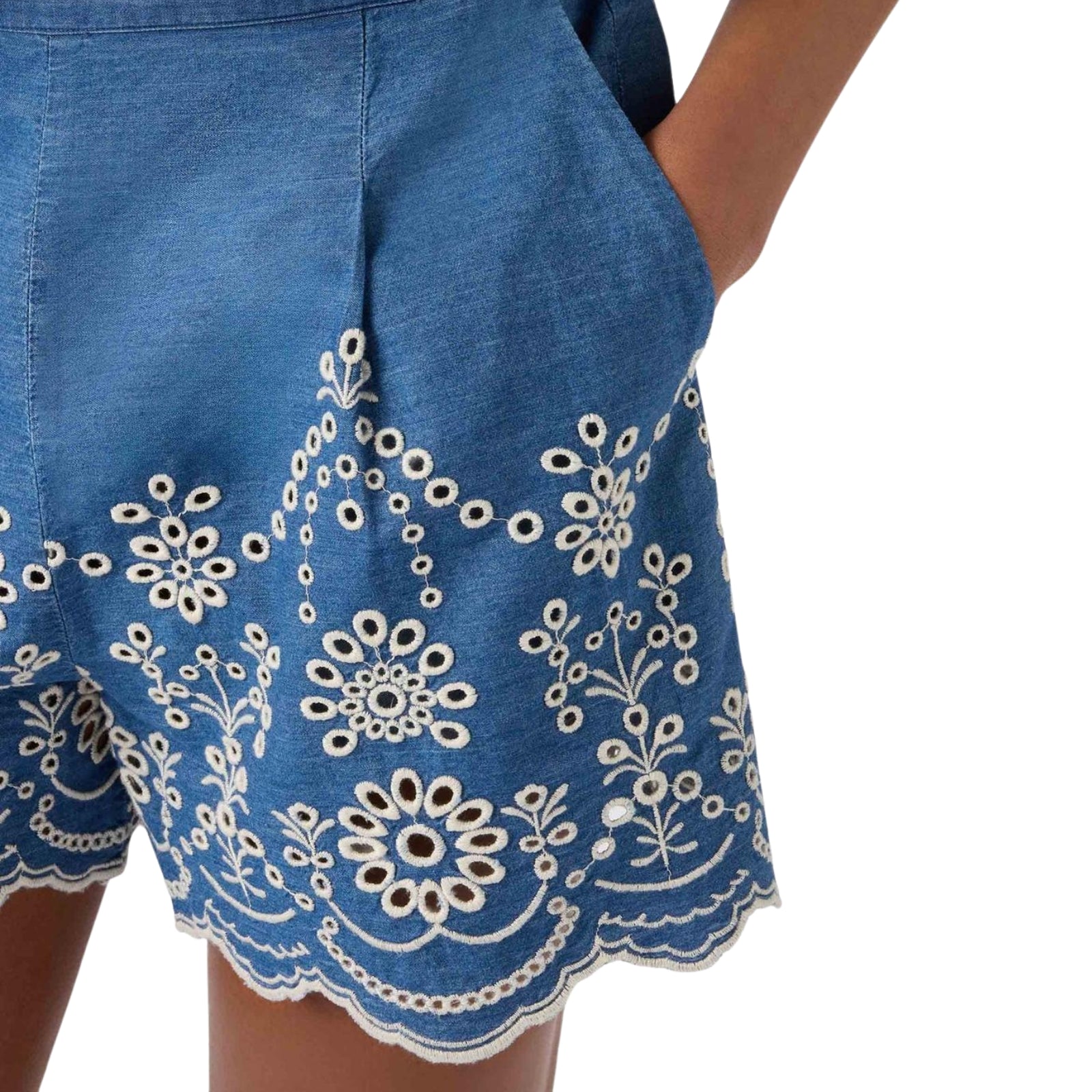 Shorts AMANI chambray  morris flower