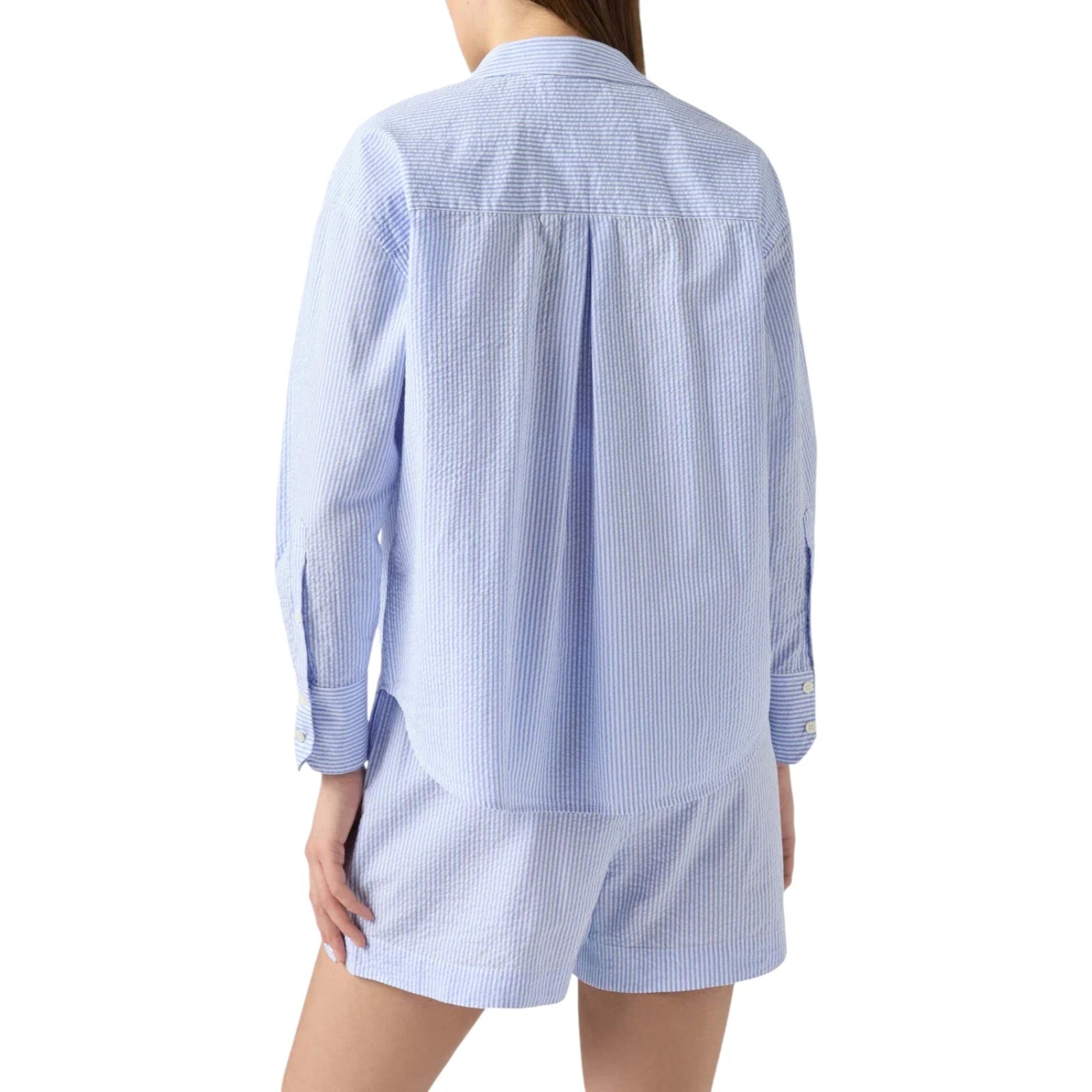 Camicia Cristal azzurra a righe M ama?