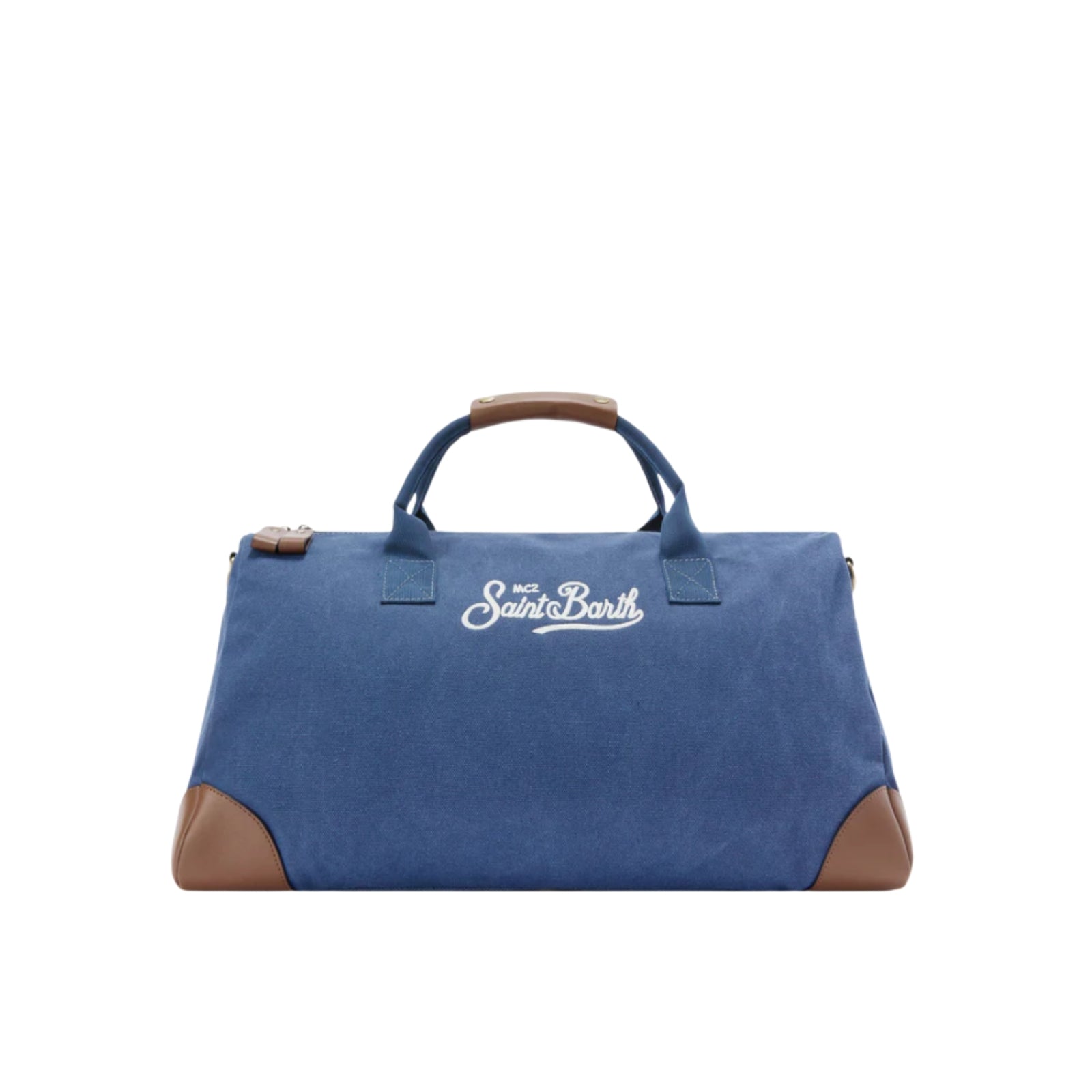 Borsone Daily in misto cotone con logo ricamato - BLU