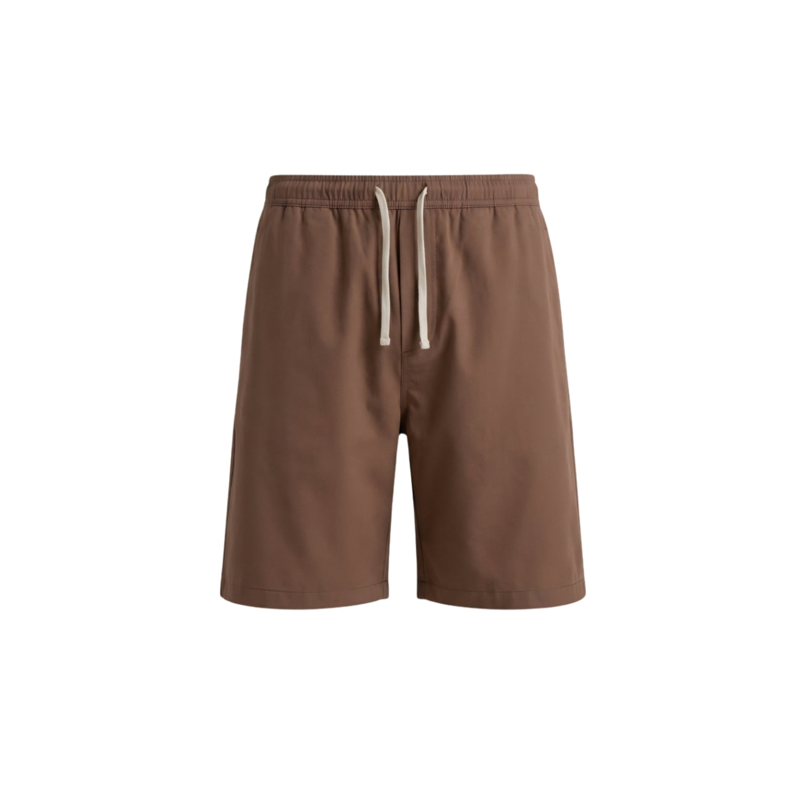 Bermuda In Poliviscosa con elastico in vita - NERO