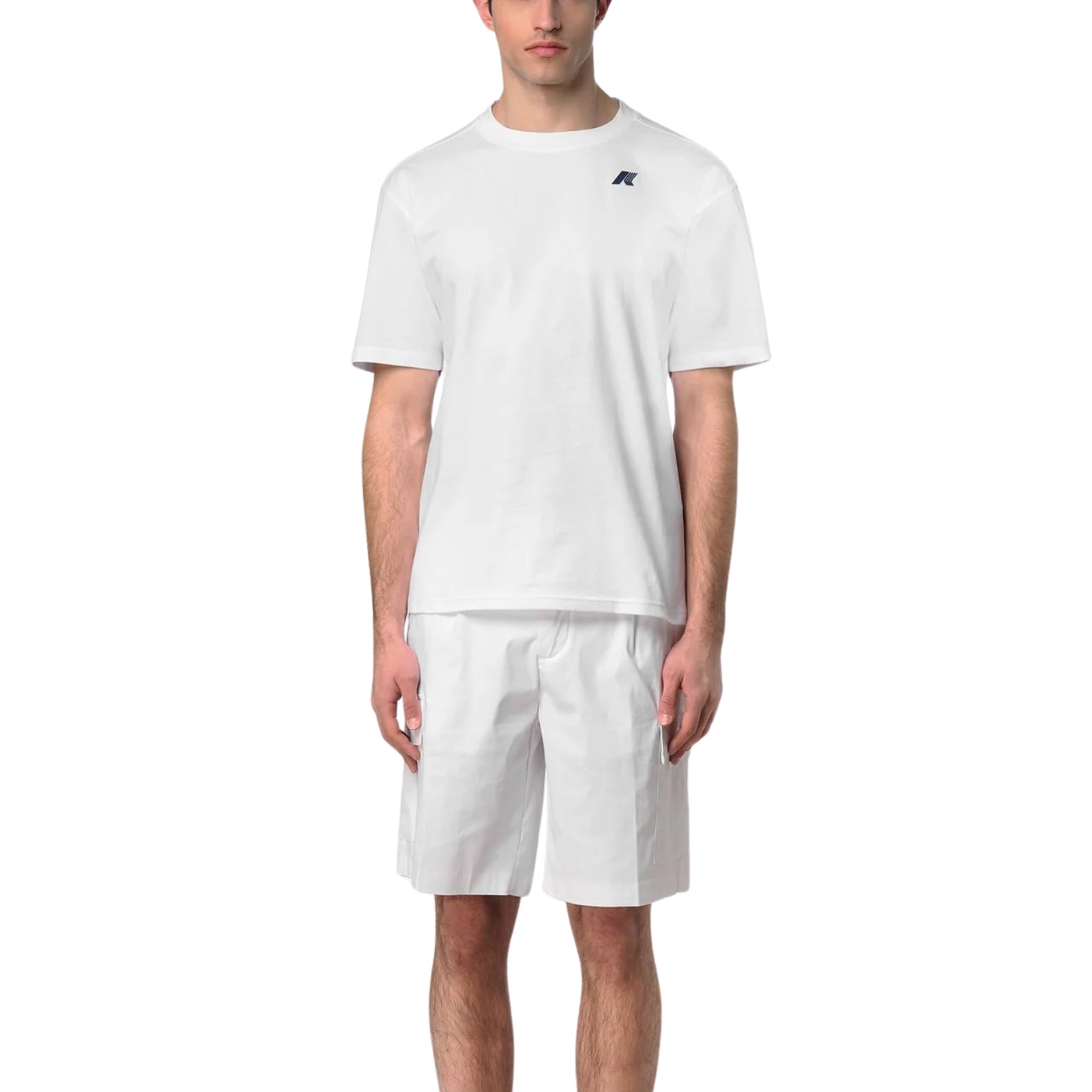 T-shirt SOLO JERSEY WAVE - BIANCO