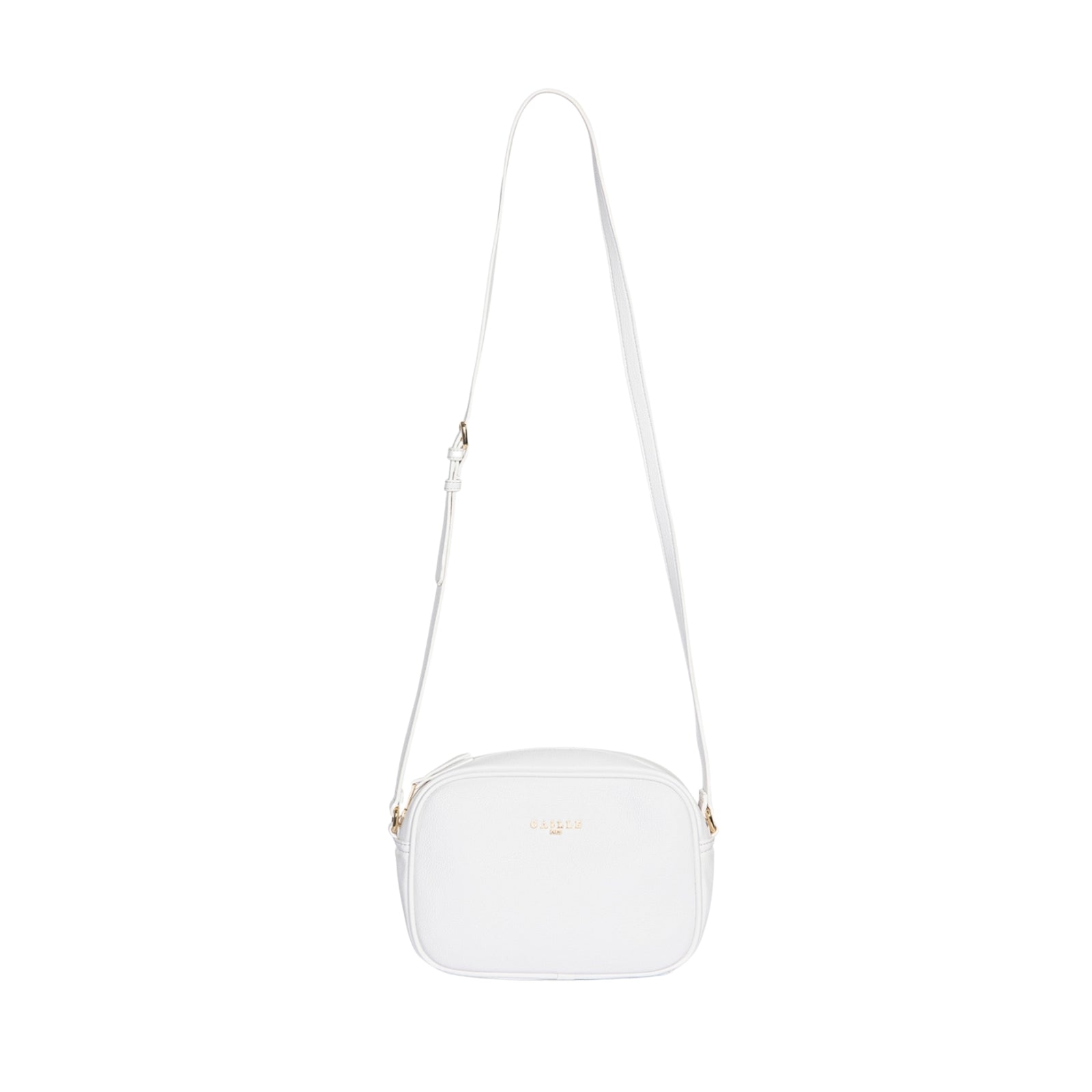 Regular camera bag essential con tracolla - BIANCO