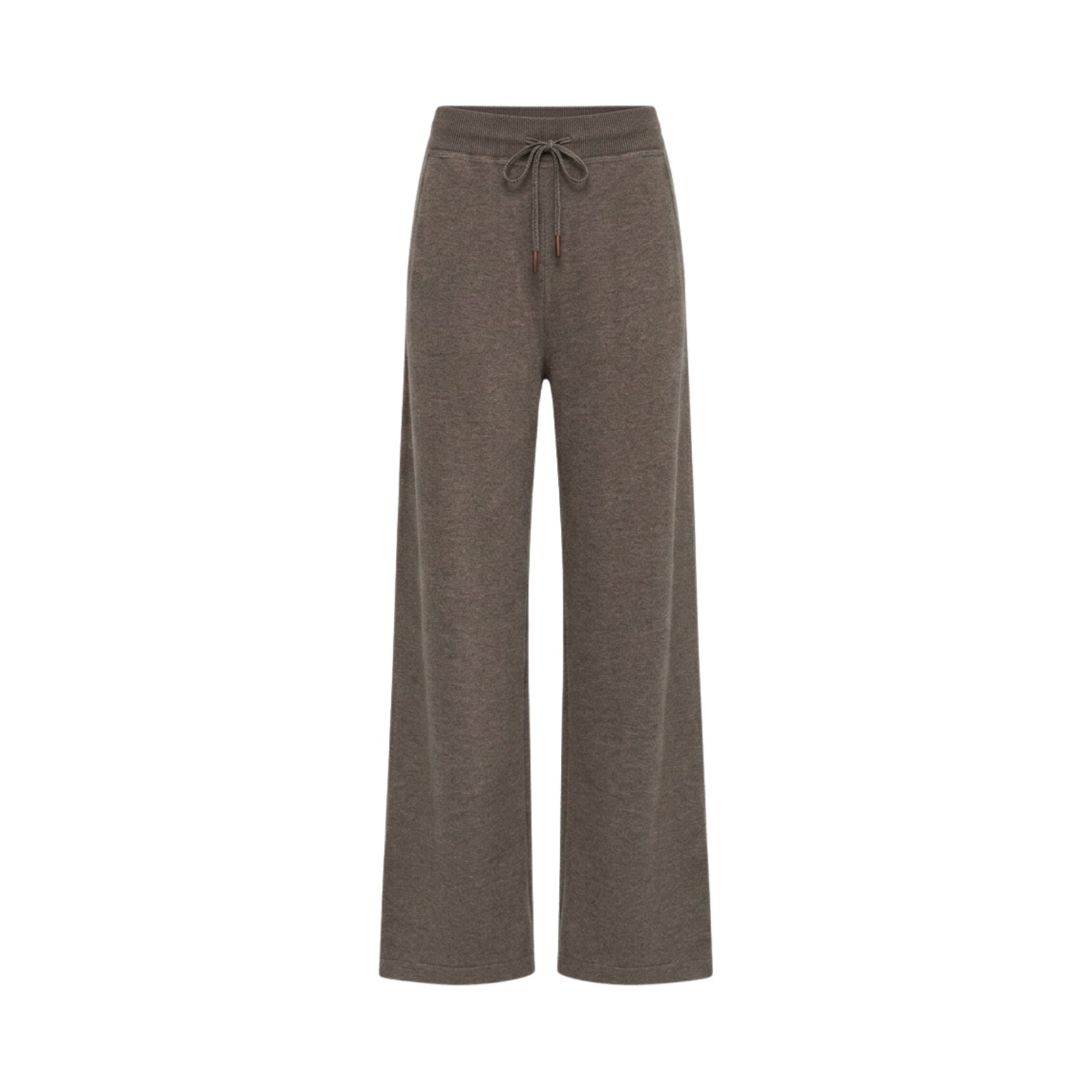 Pantaloni Palazzo in Jersey Melange