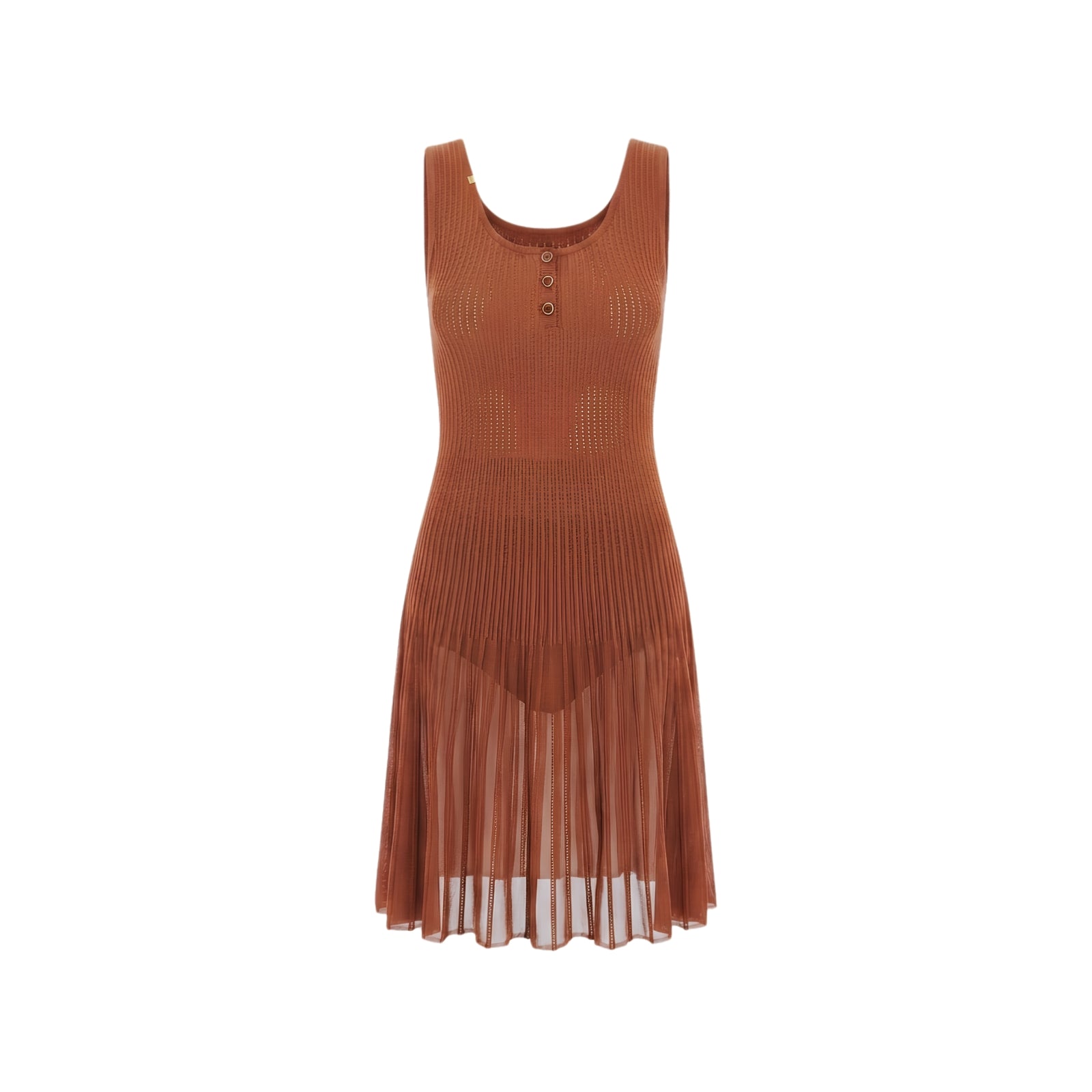 Abito in maglia a jour - CUOIO