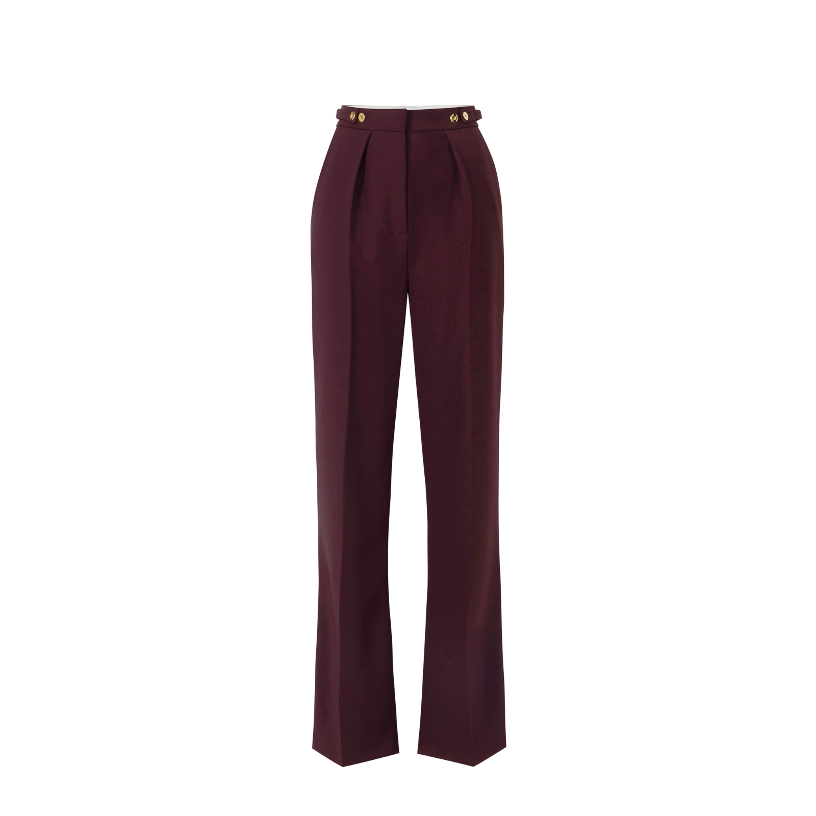 Pantaloni in crêpe con accessorio gioiello