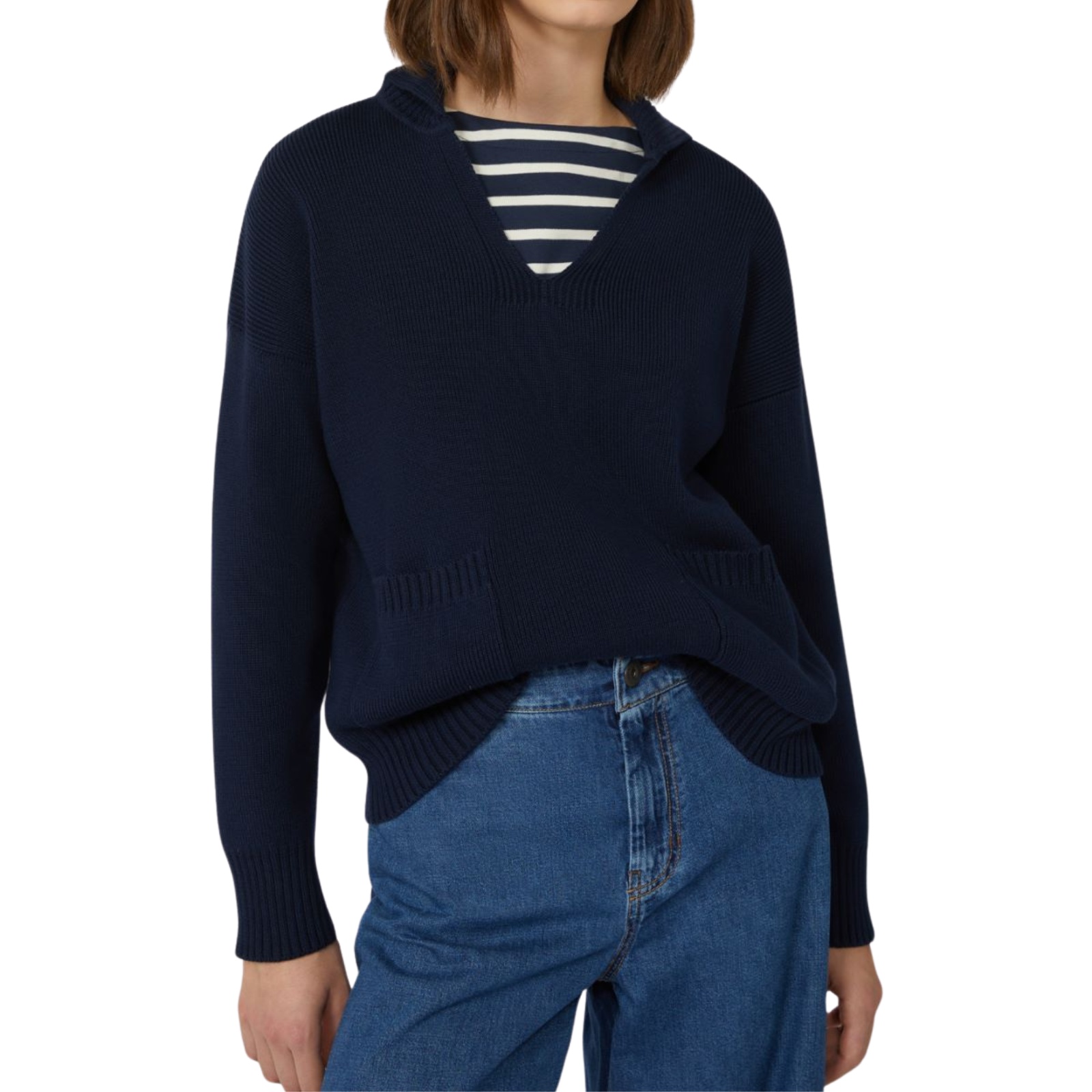 Maglia polo in filato di cotone - Marco Masi Fashion Store