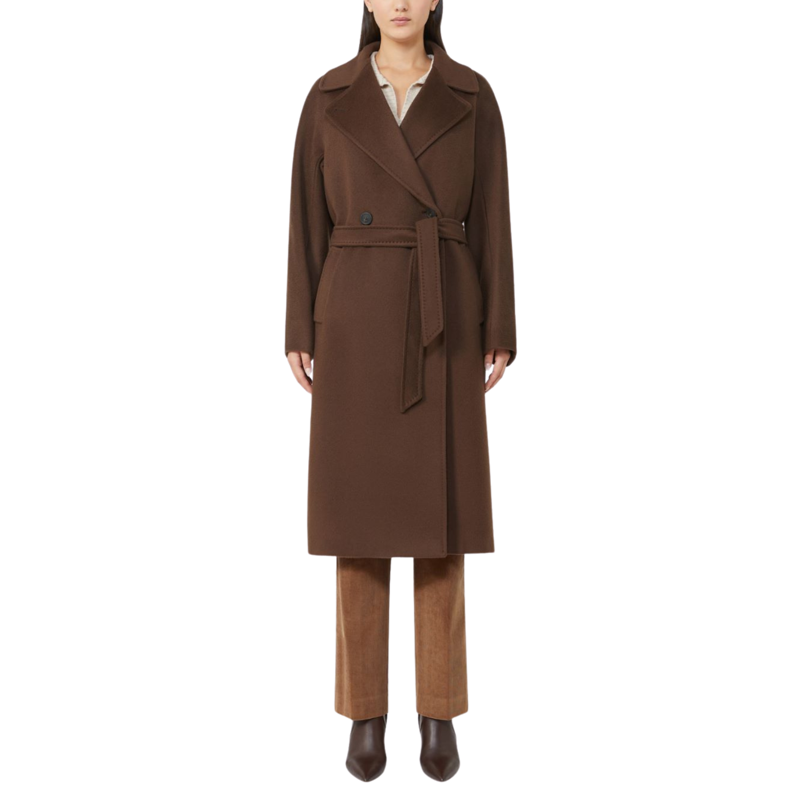 CAPPOTTO MIDI DOPPIOPETTO IN LANA