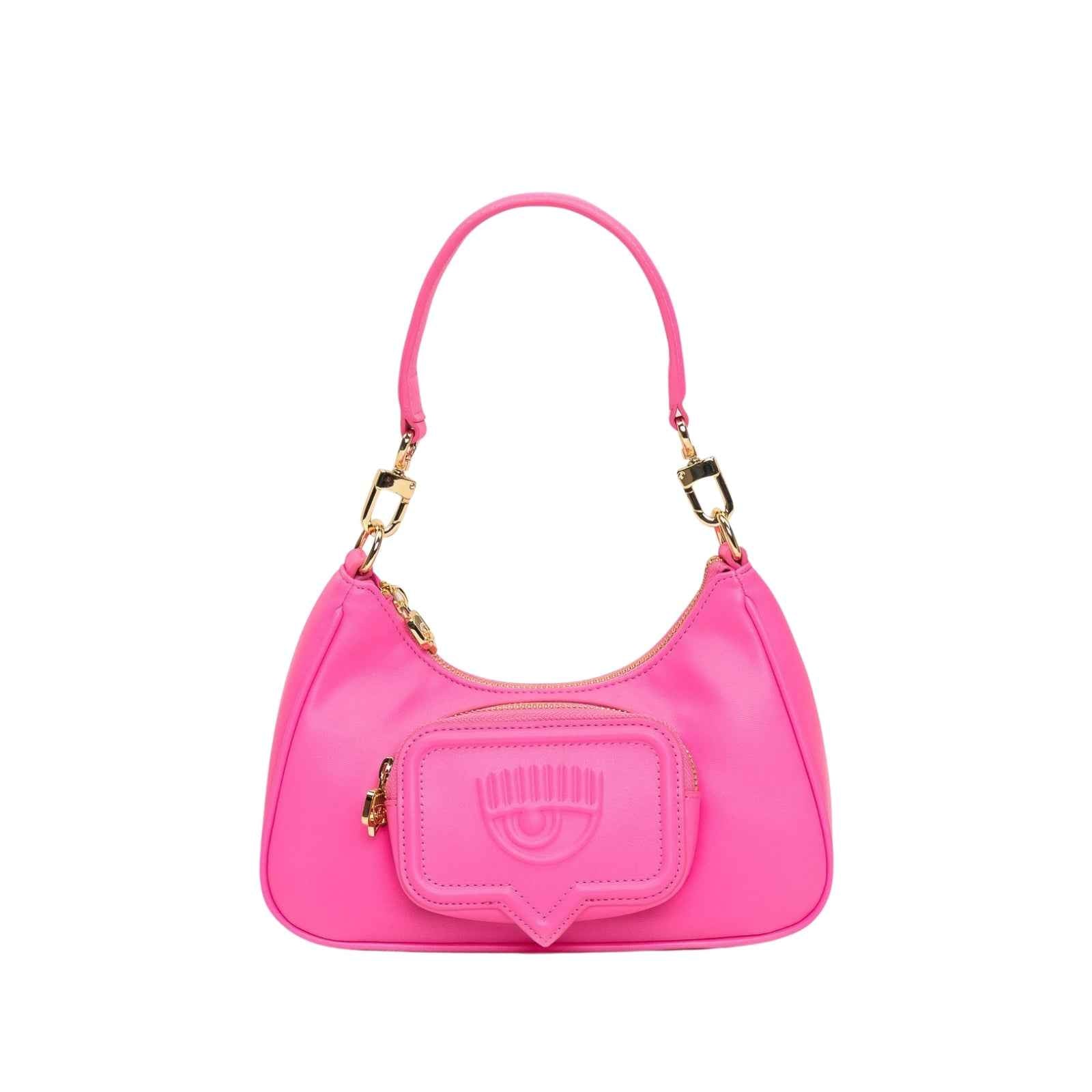 Borsa Vicky con eyelike pocket - ROSA
