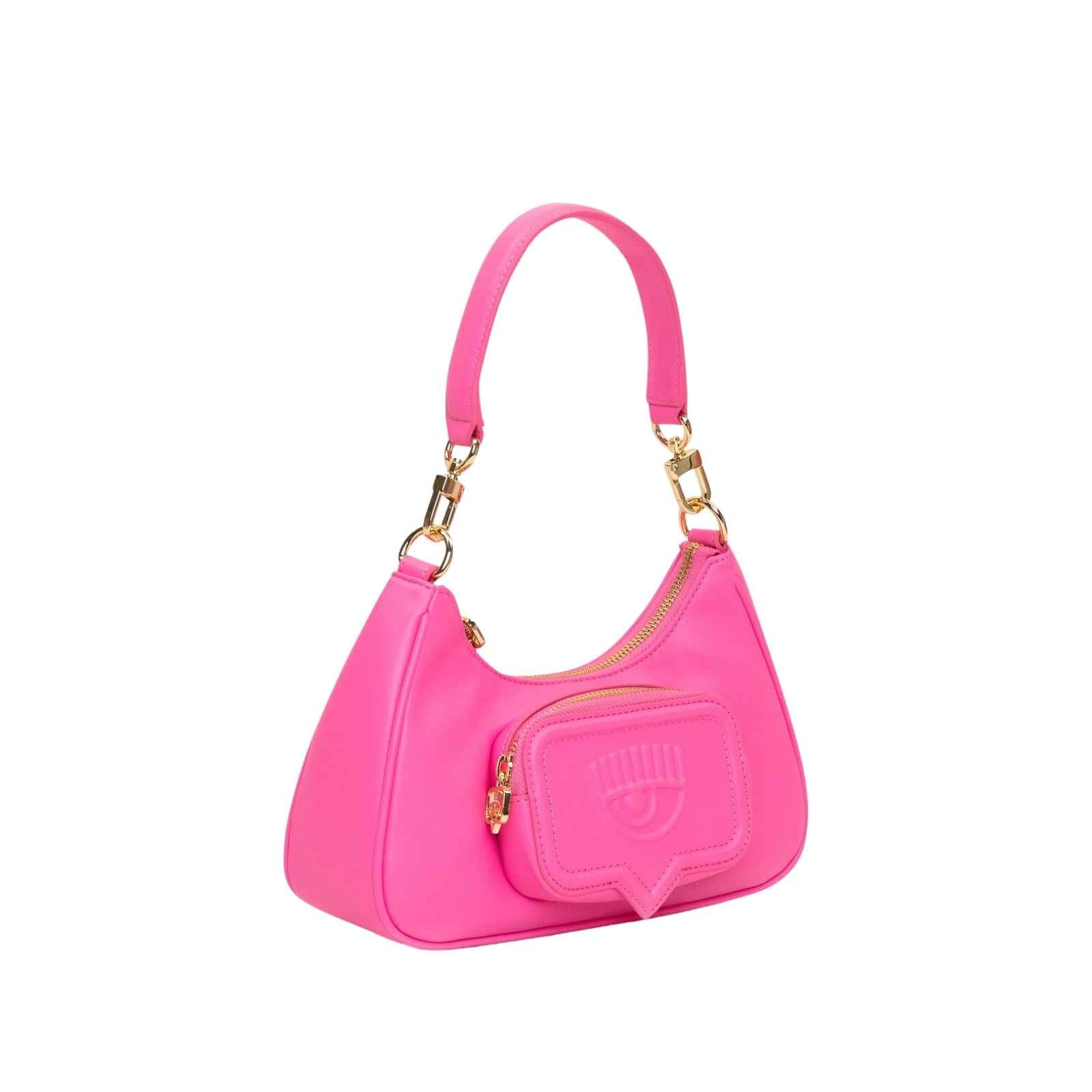 Borsa Vicky con eyelike pocket - ROSA