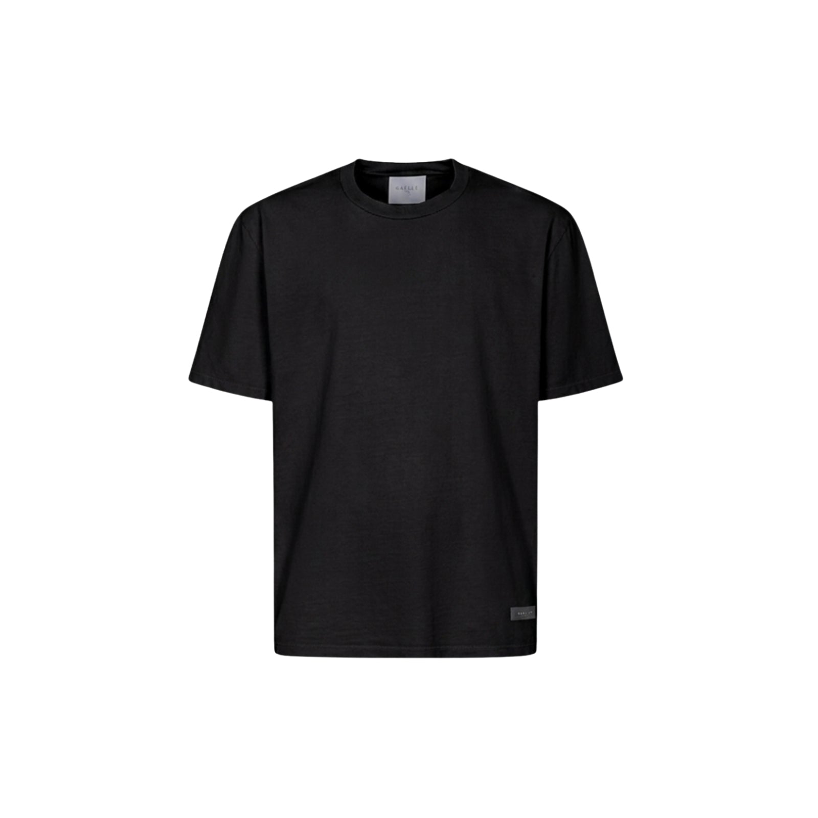 T-Shirt Fit.Basic Tinto Old - NERO