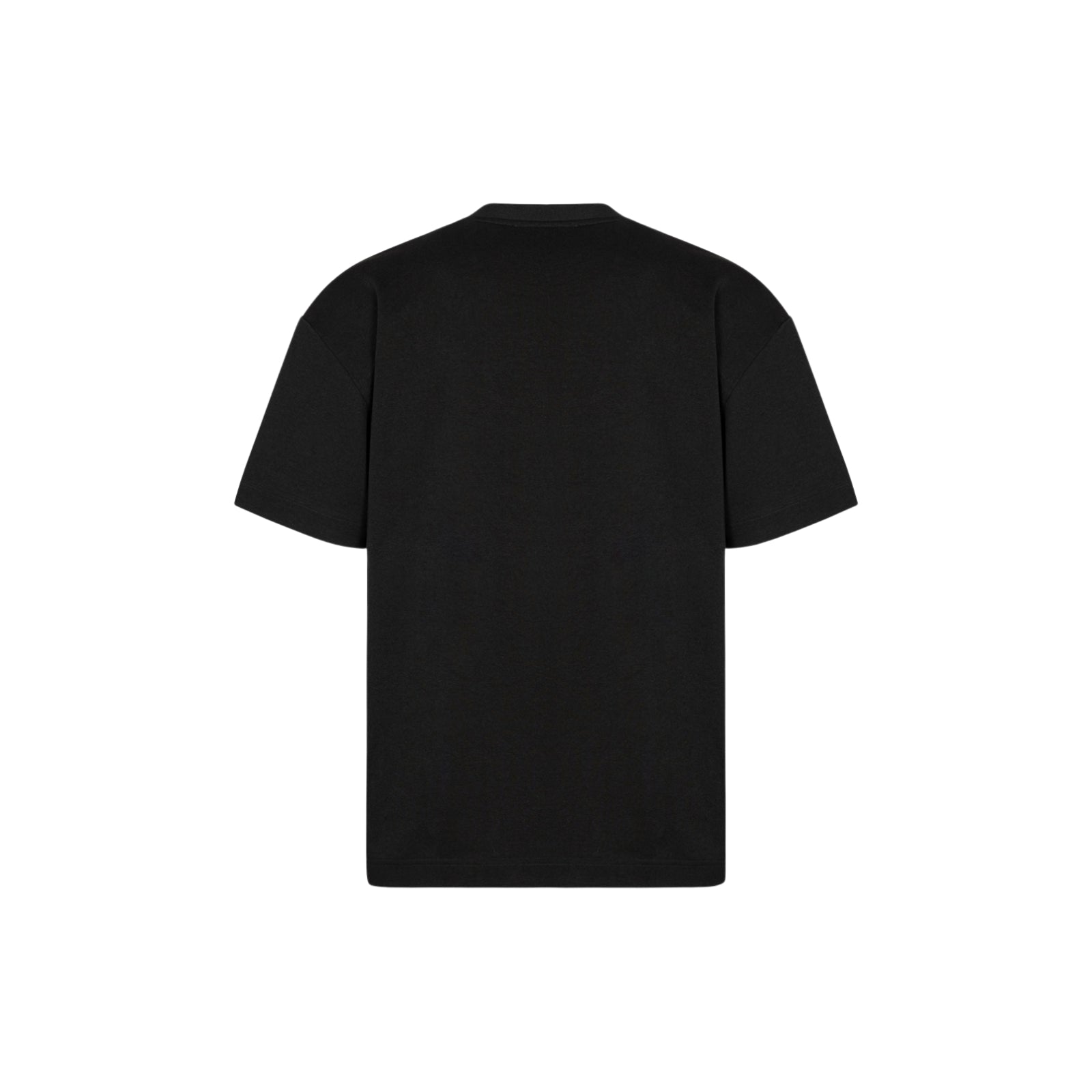 T-Shirt Over In Interlock - NERO