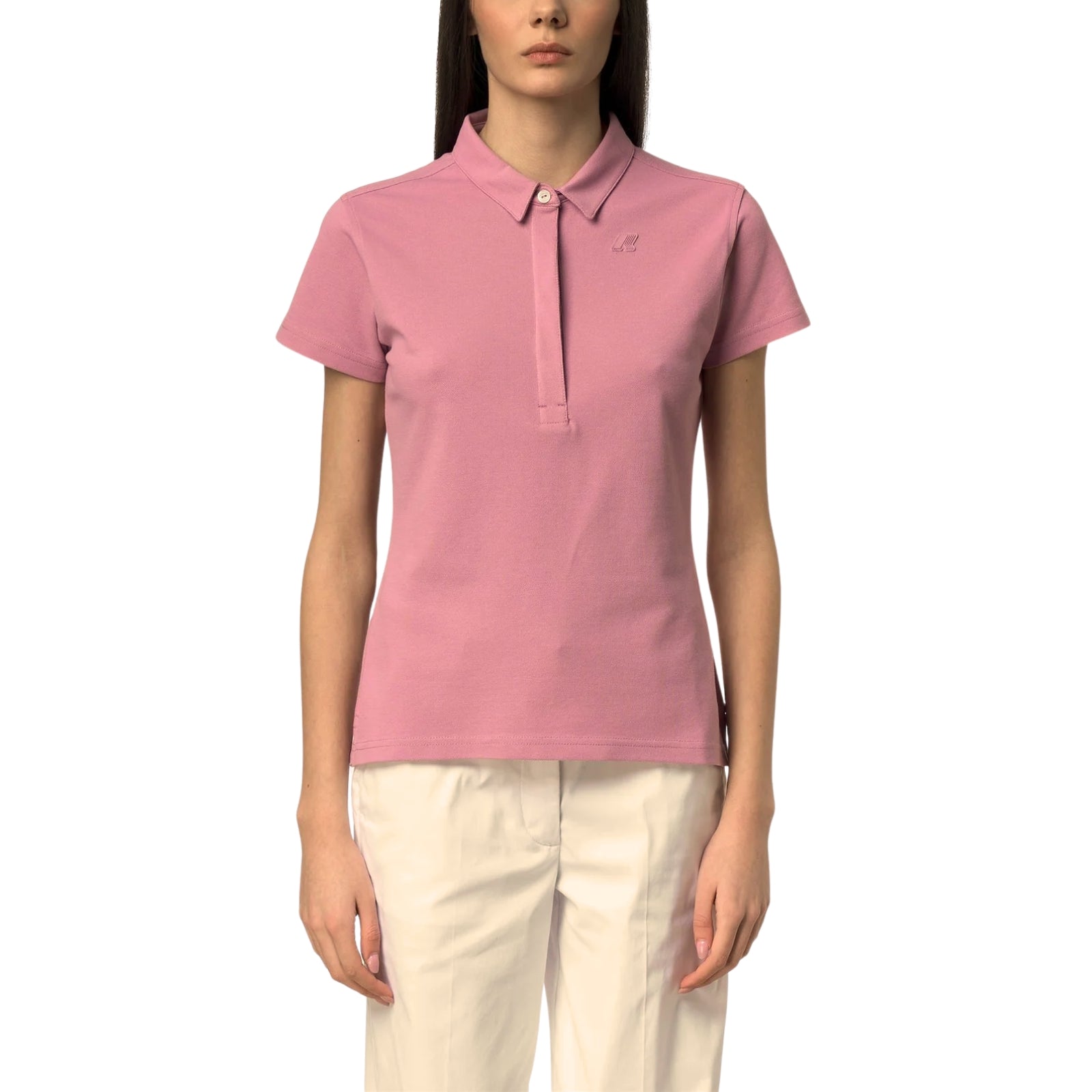 Polo AMEDEA PIQUE SLIM - ROSA