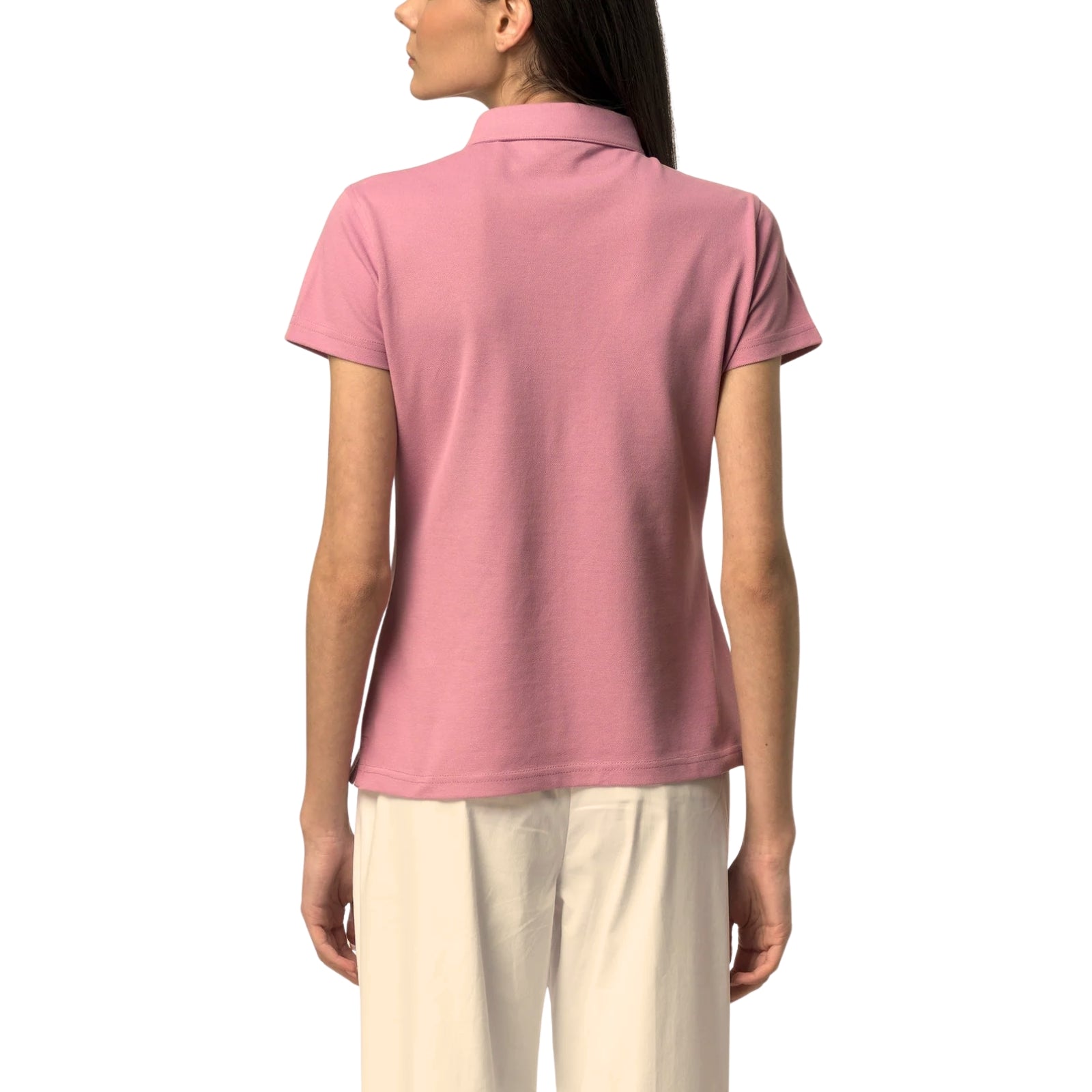 Polo AMEDEA PIQUE SLIM - ROSA