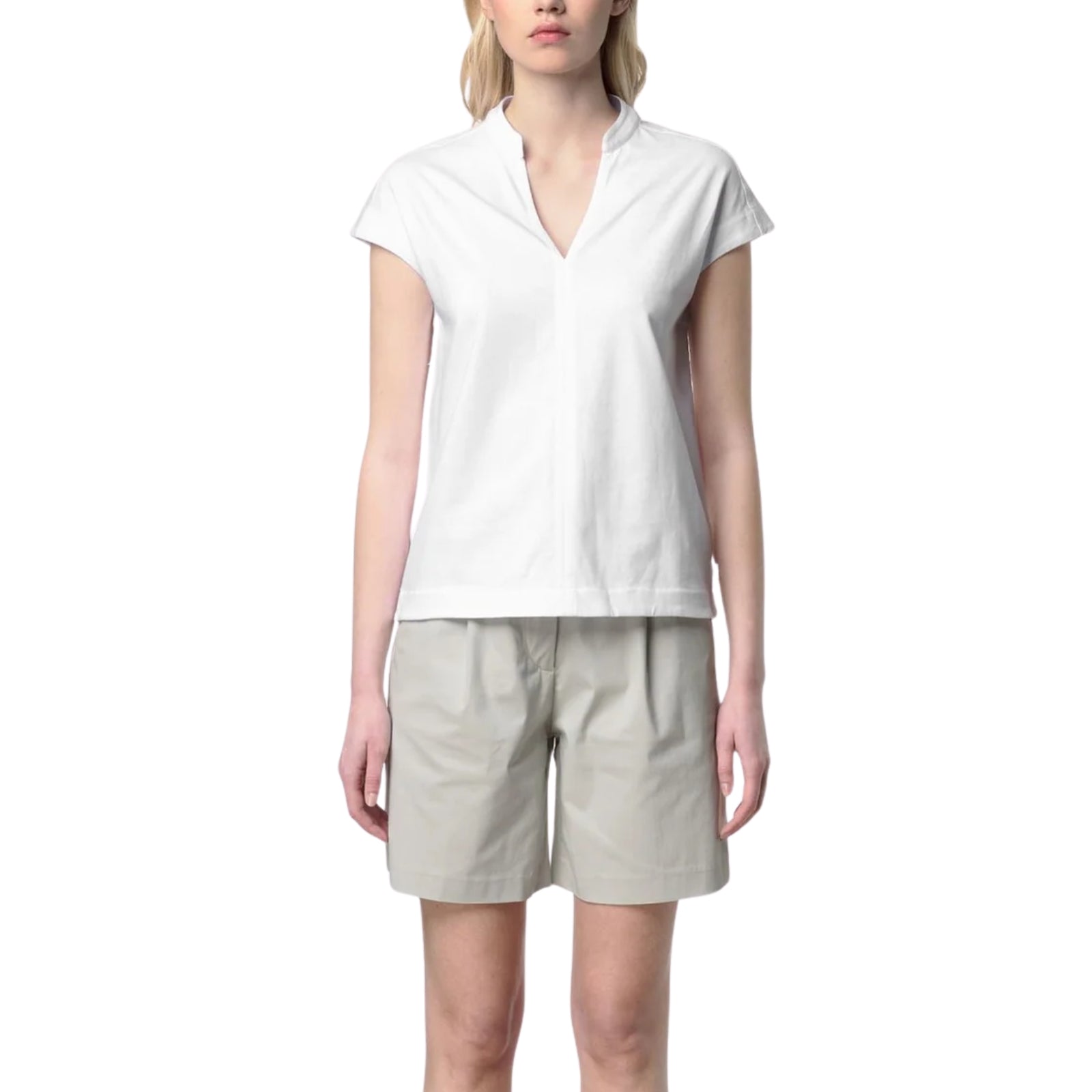 T-shirt ISELE JERSEY - BIANCO