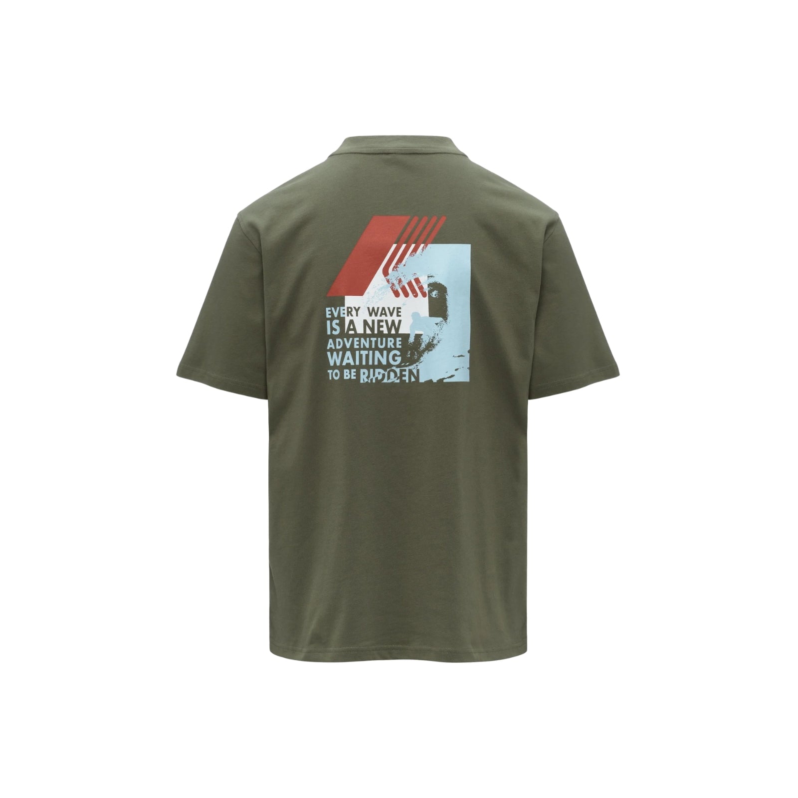 T-shirt SOLO JERSEY WAVE - VERDE