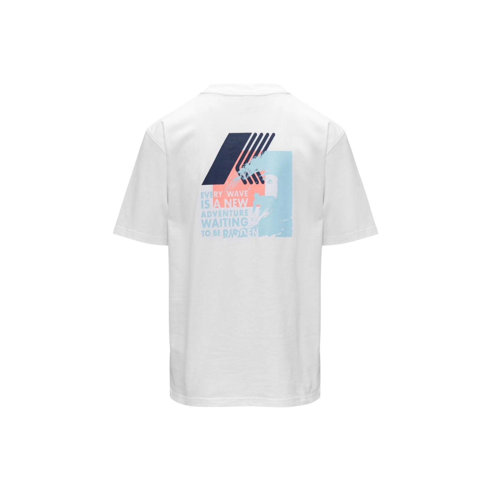 T-shirt SOLO JERSEY WAVE - BIANCO