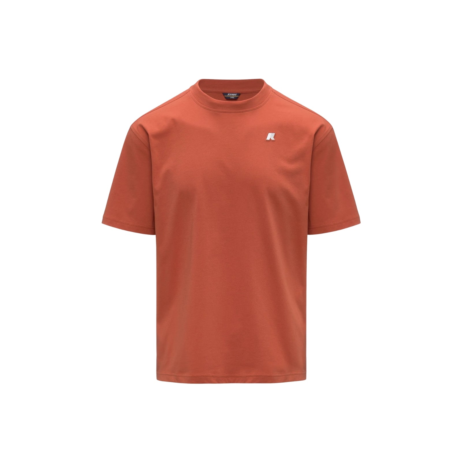 T-shirt SOLO JERSEY TRIANGLE - ARANCIO
