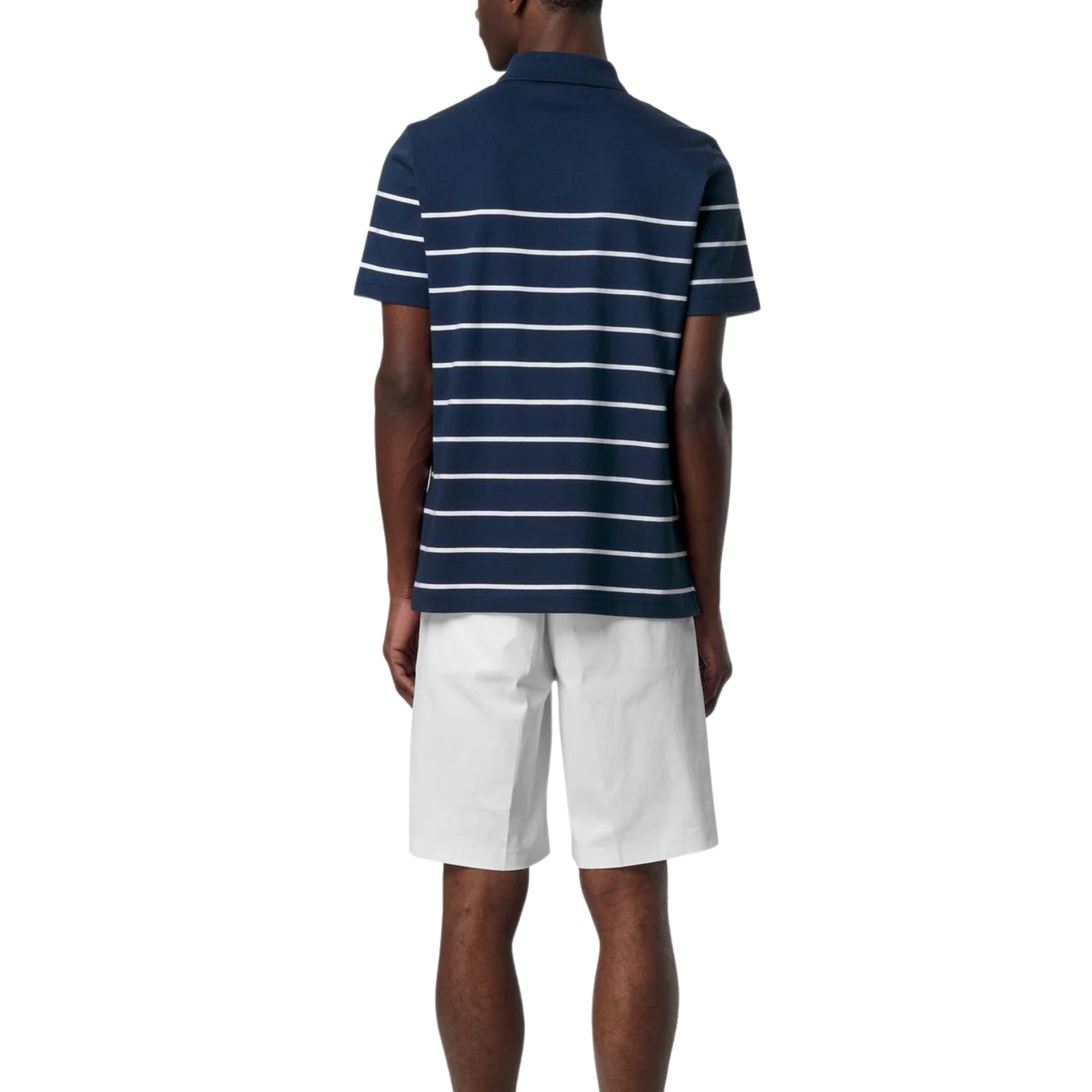 Polo LAYO-FRENCH JERSEY YARN DYED - BLU