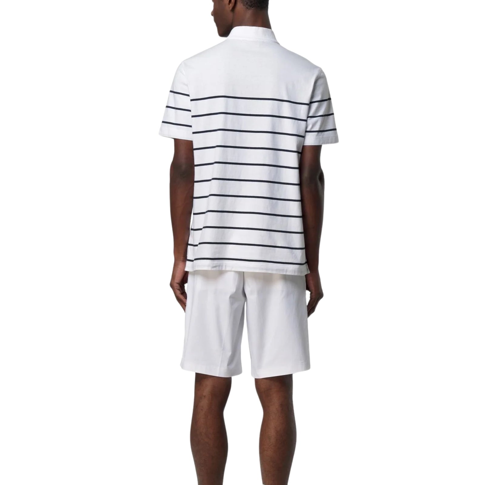Polo LAYO-FRENCH JERSEY YARN DYED - BIANCO