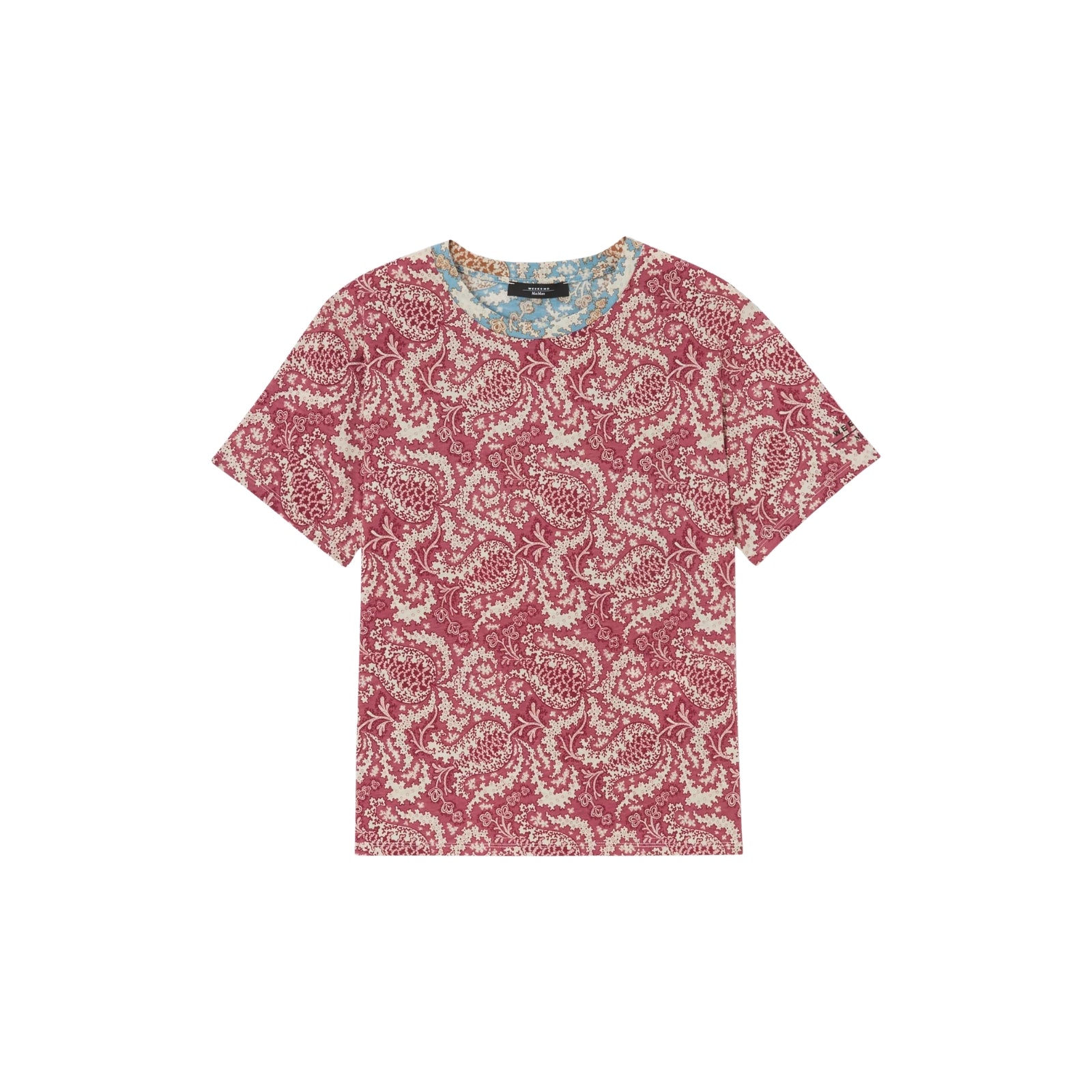 T-shirt Bussola in jersey di puro cotone - BLU