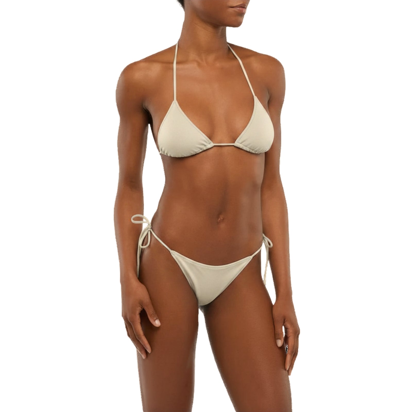 Marielle slip mare classico in shimmer - ORO