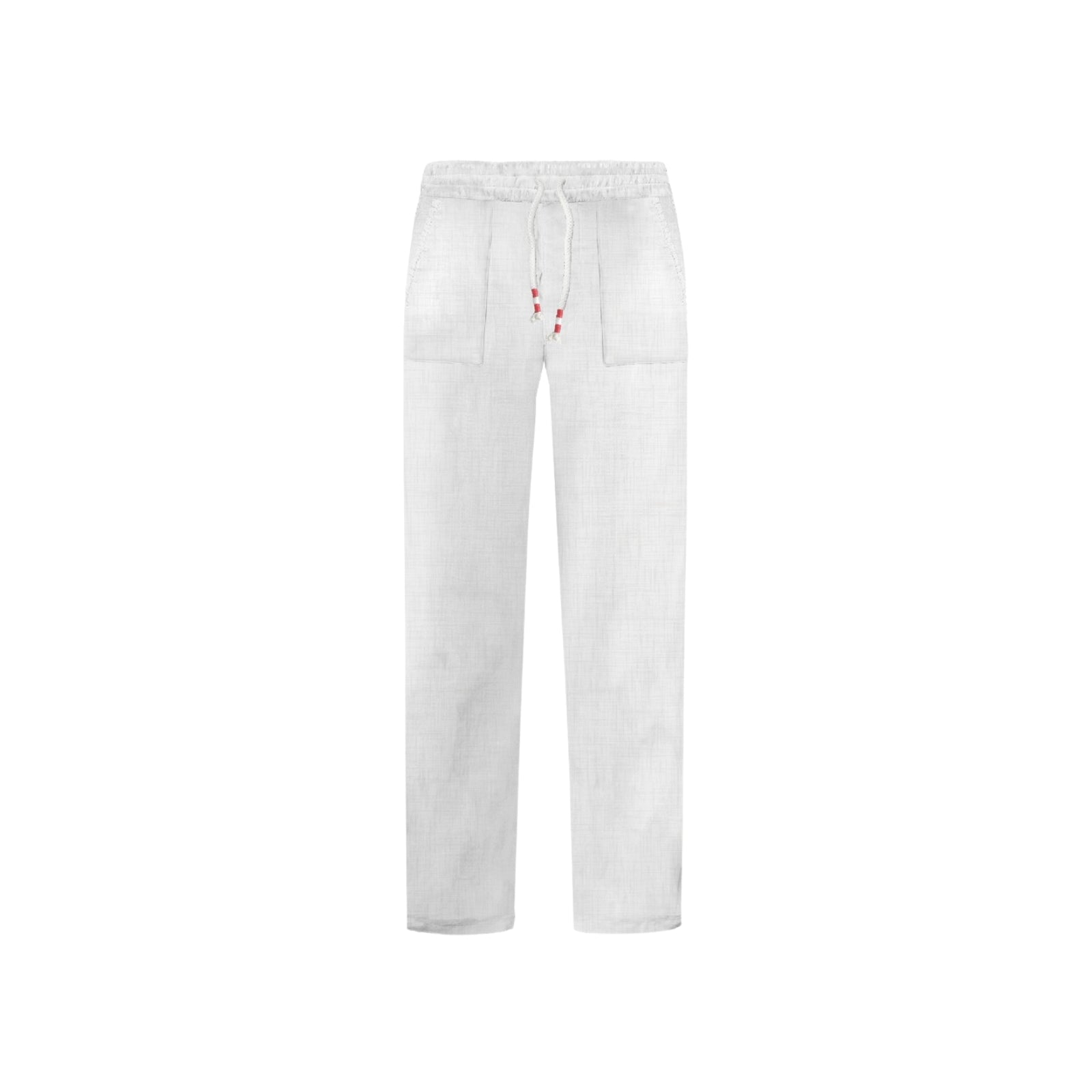 Pantaloni in lino Calais con coulisse - BIANCO