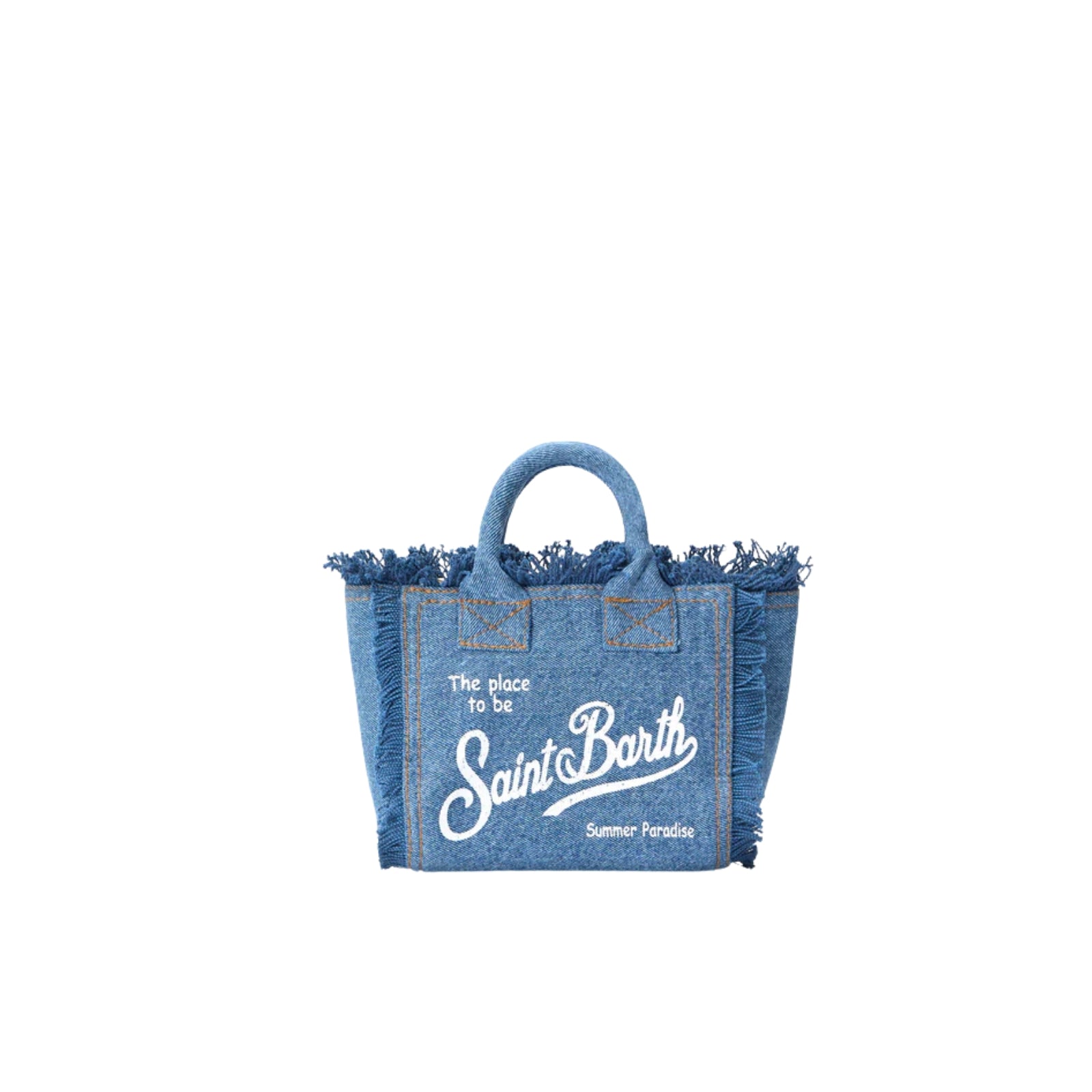 Borsa Mini Vanity in Canvas di cotone - DENIM