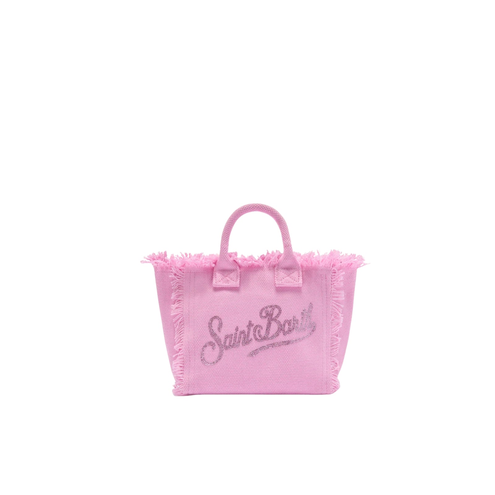 Borsa Mini Vanity in Canvas di cotone - ROSA STRASS