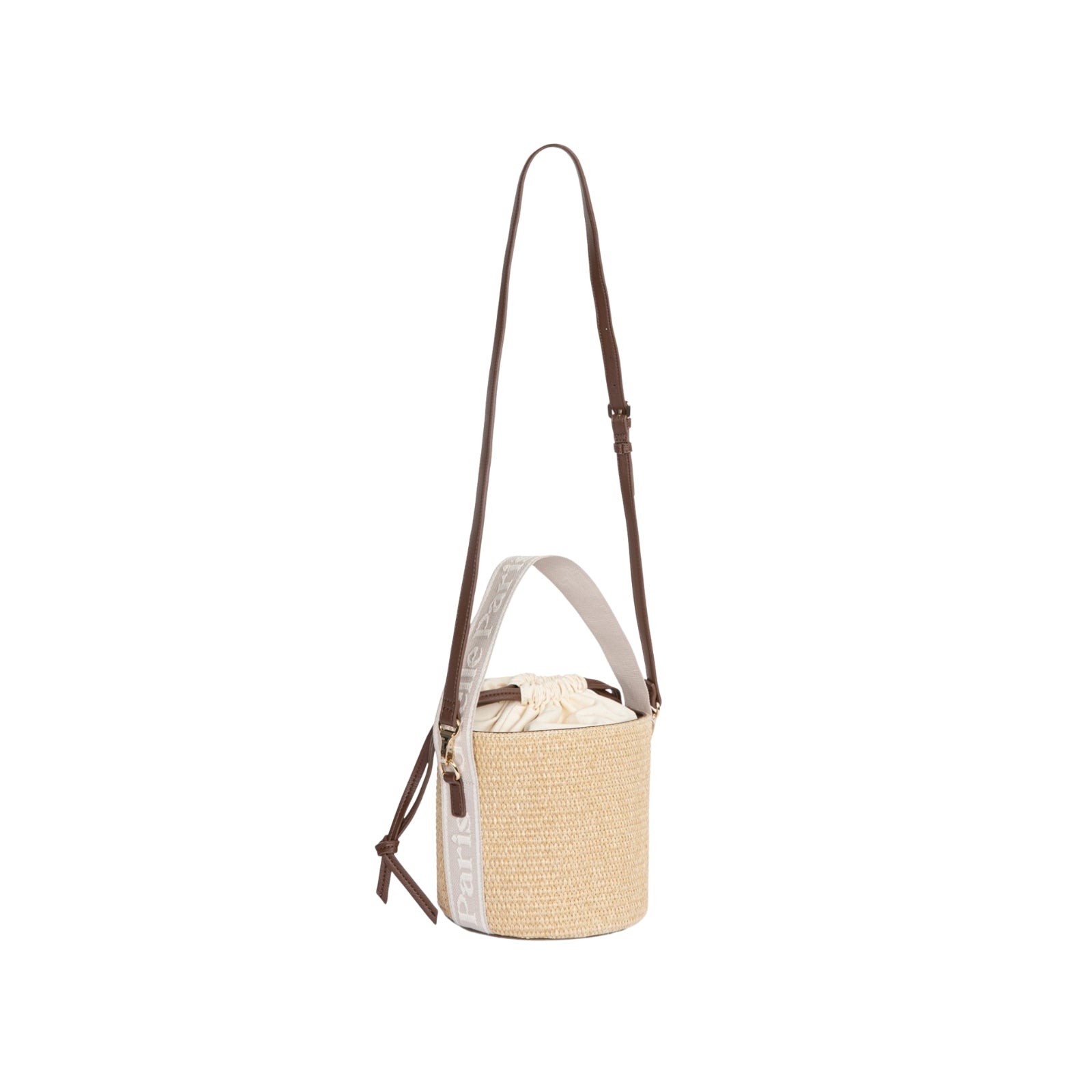 Mini Bucket con manico jacquard