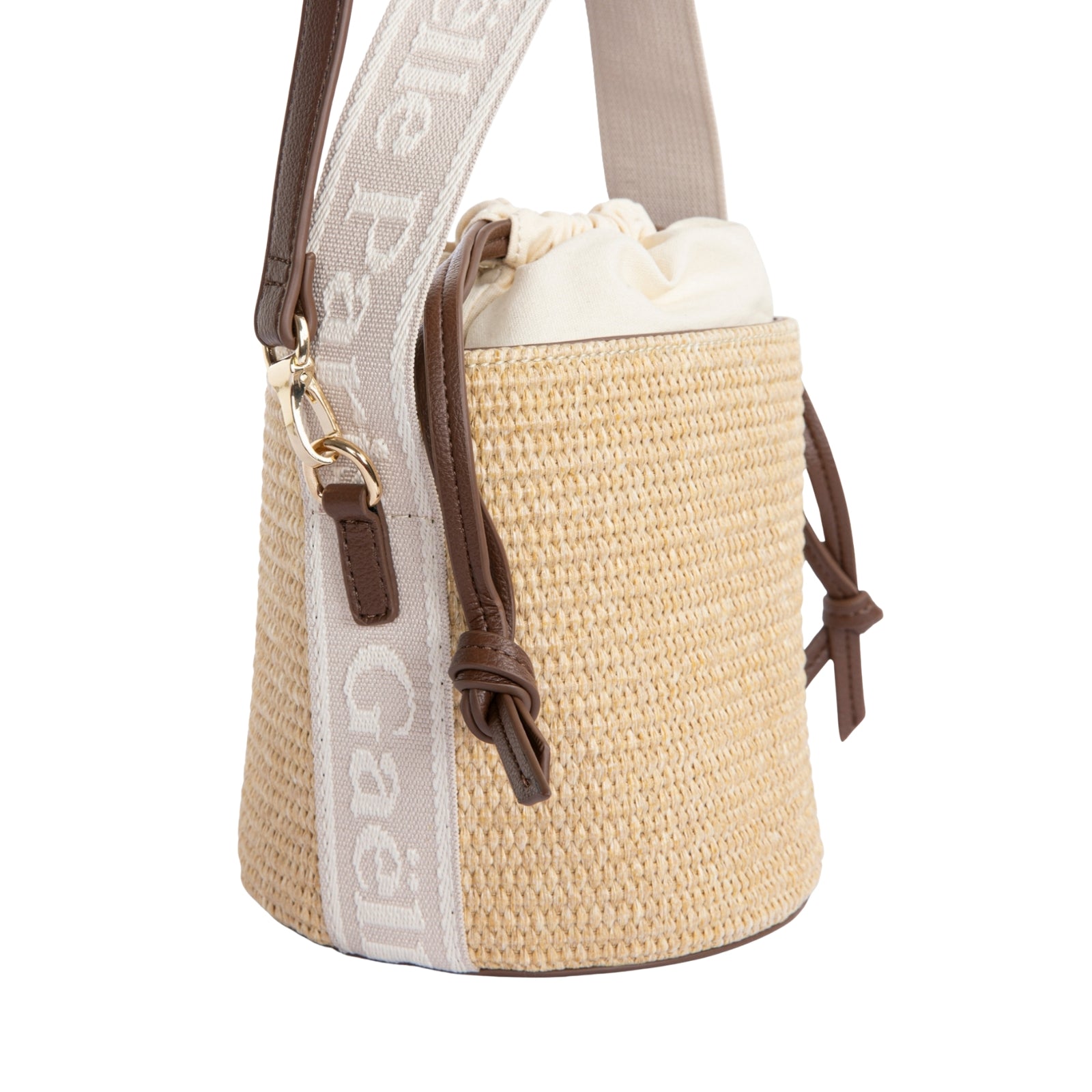 Mini Bucket con manico jacquard