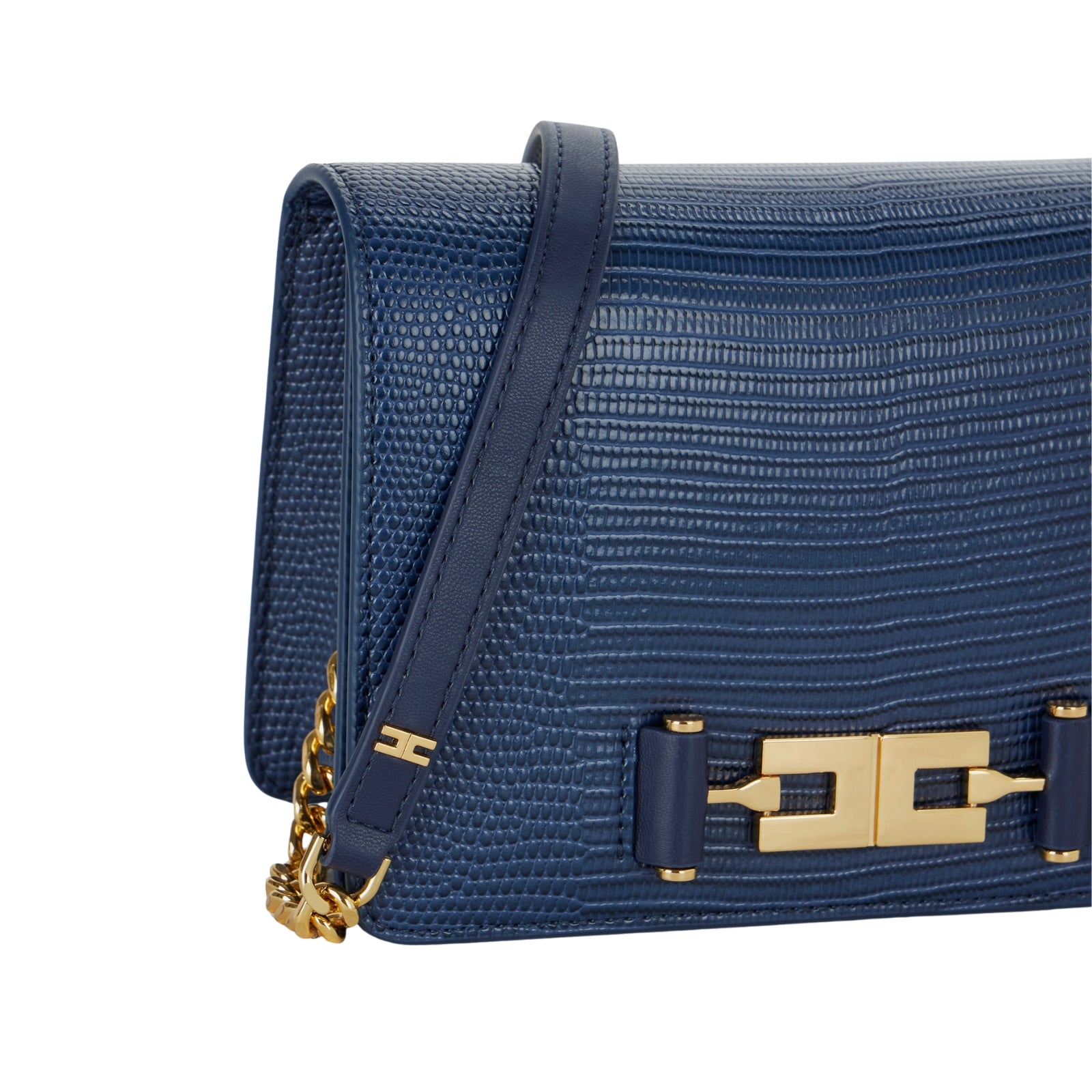 Tracolla con catena groumette - BLU