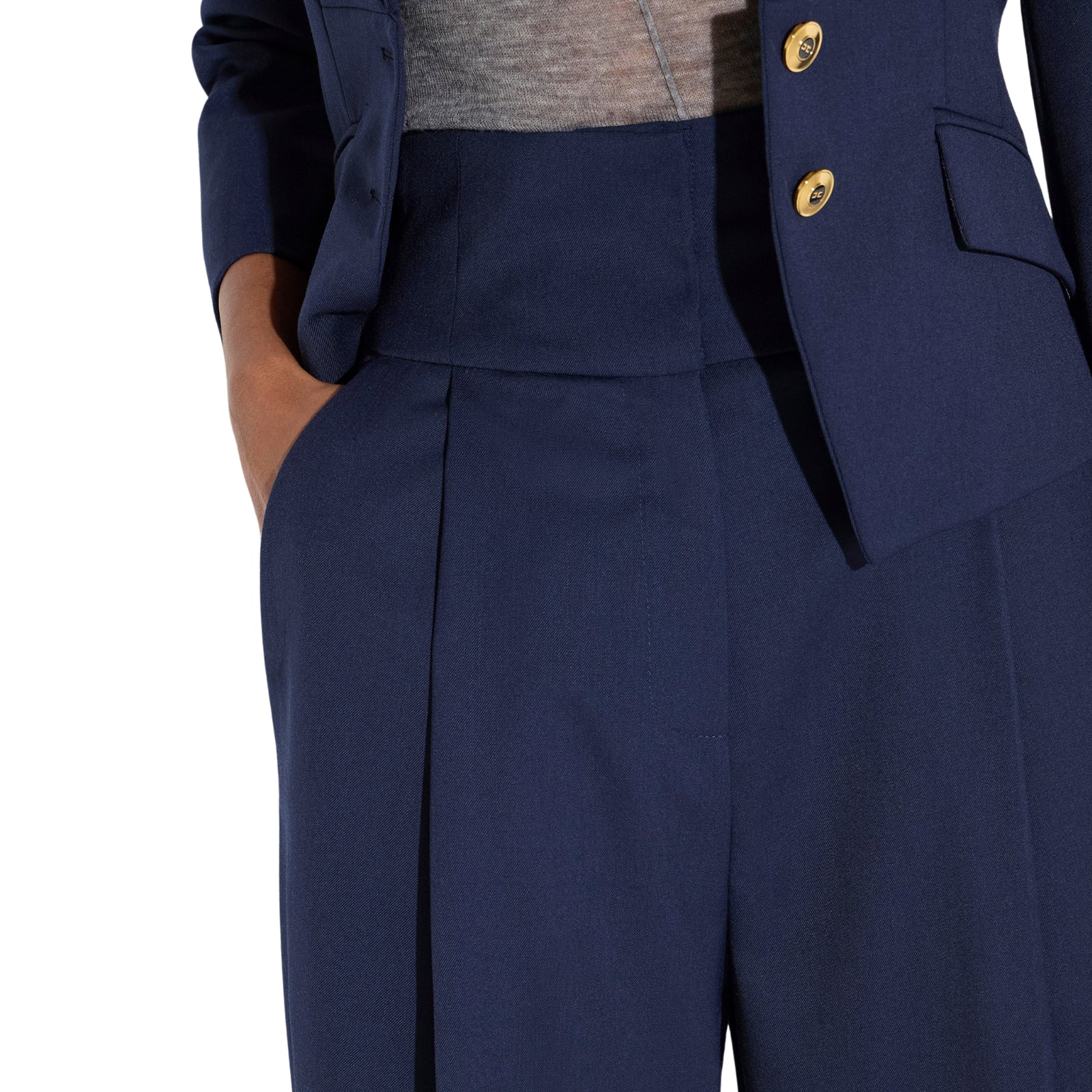Pantaloni in gabardina