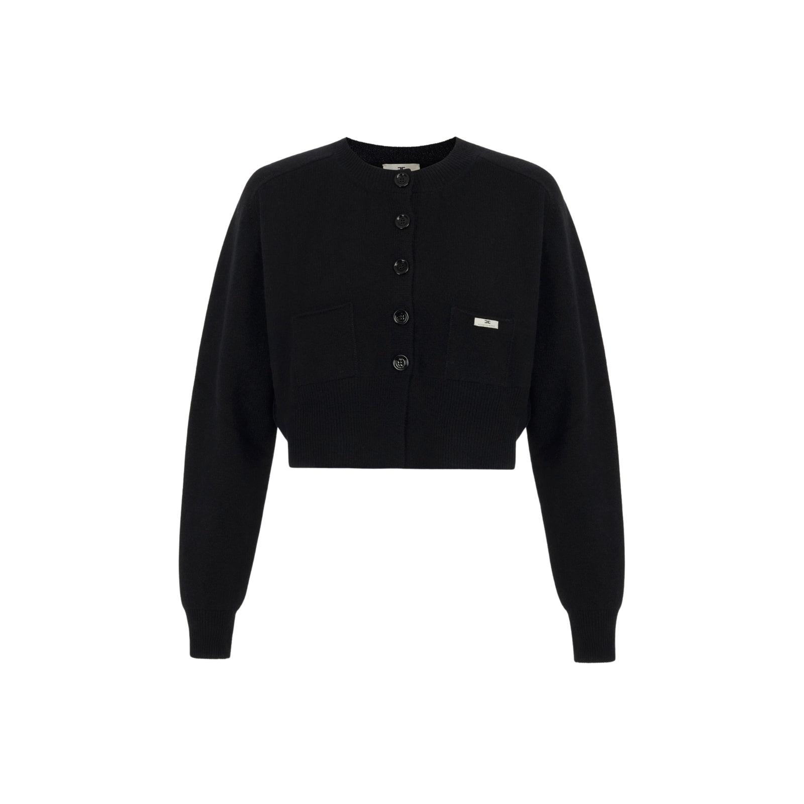 Cardigan in lana e cashmere - NERO
